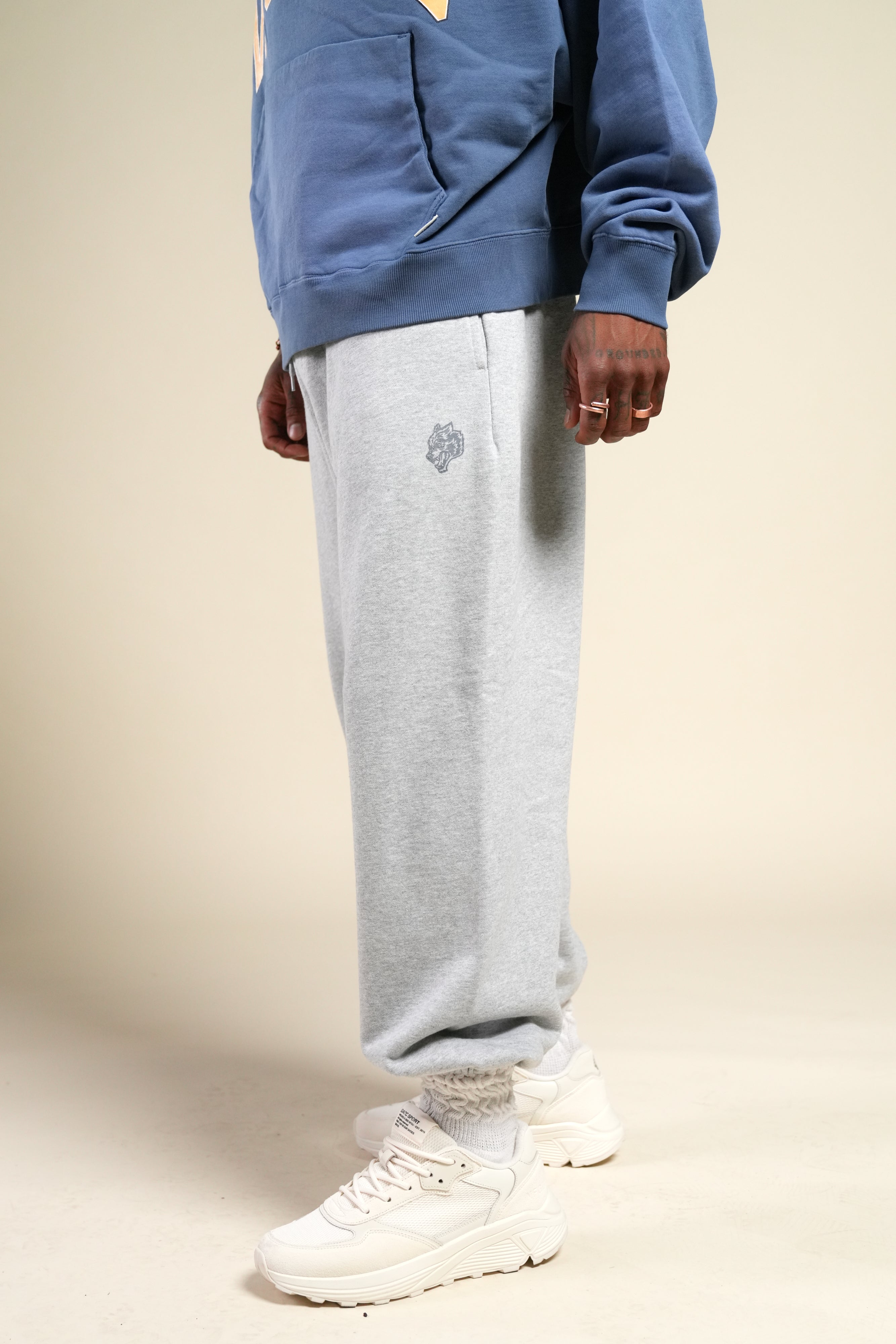 Dual Lounger Sweat Pants in Light Athletic Gray