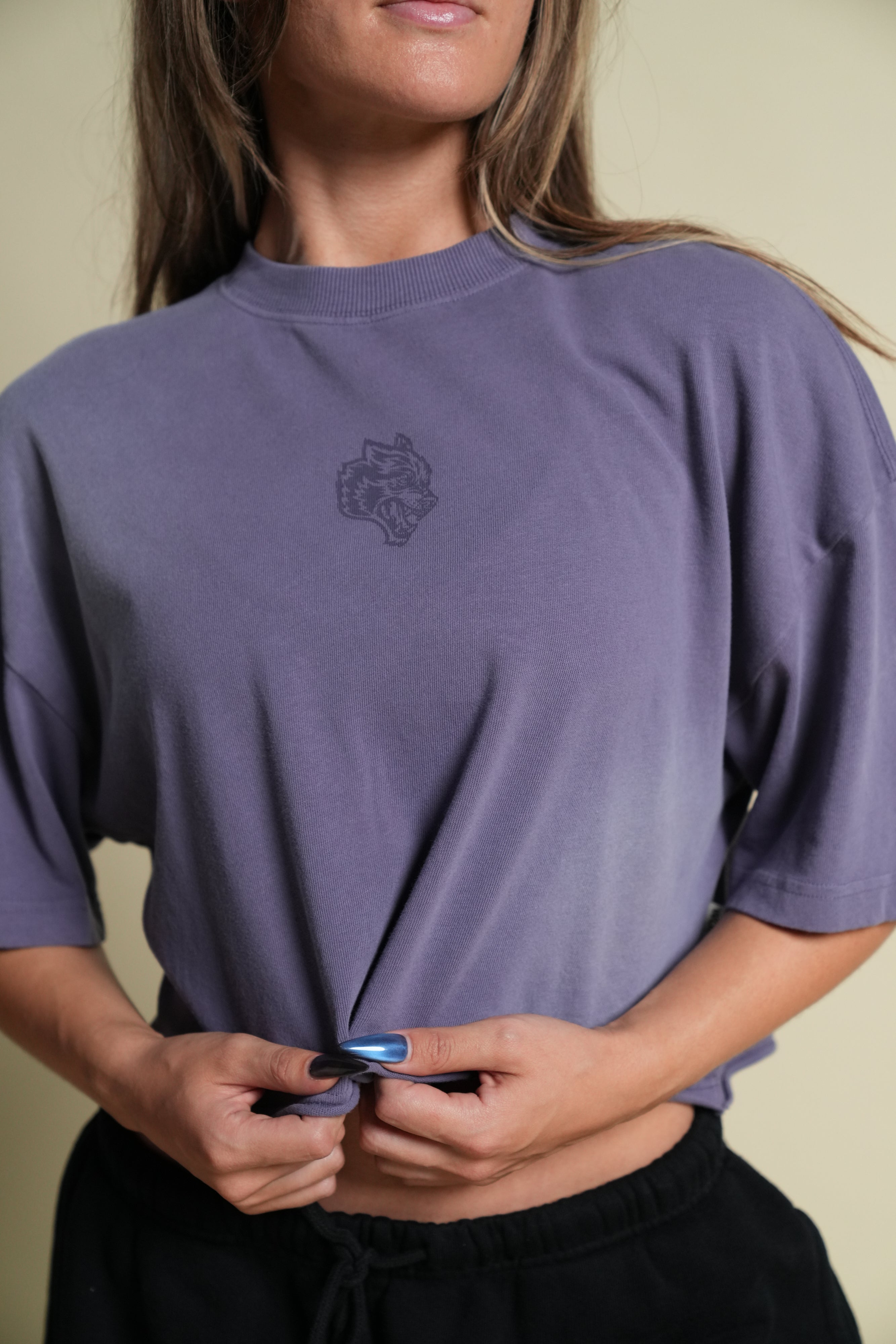 IYKYK "Premium" Oversized Cropped Tee