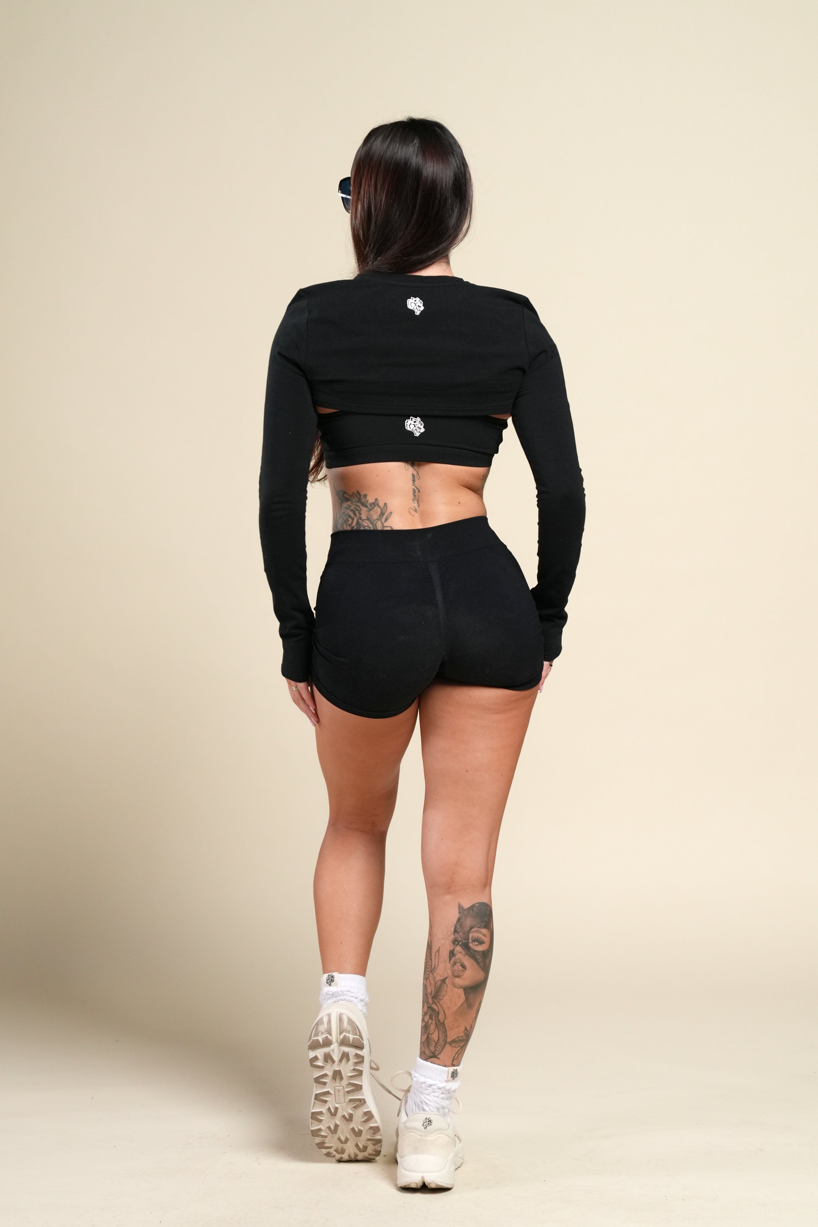 Wolf "Elise" Eden Pullover Shrug in Black