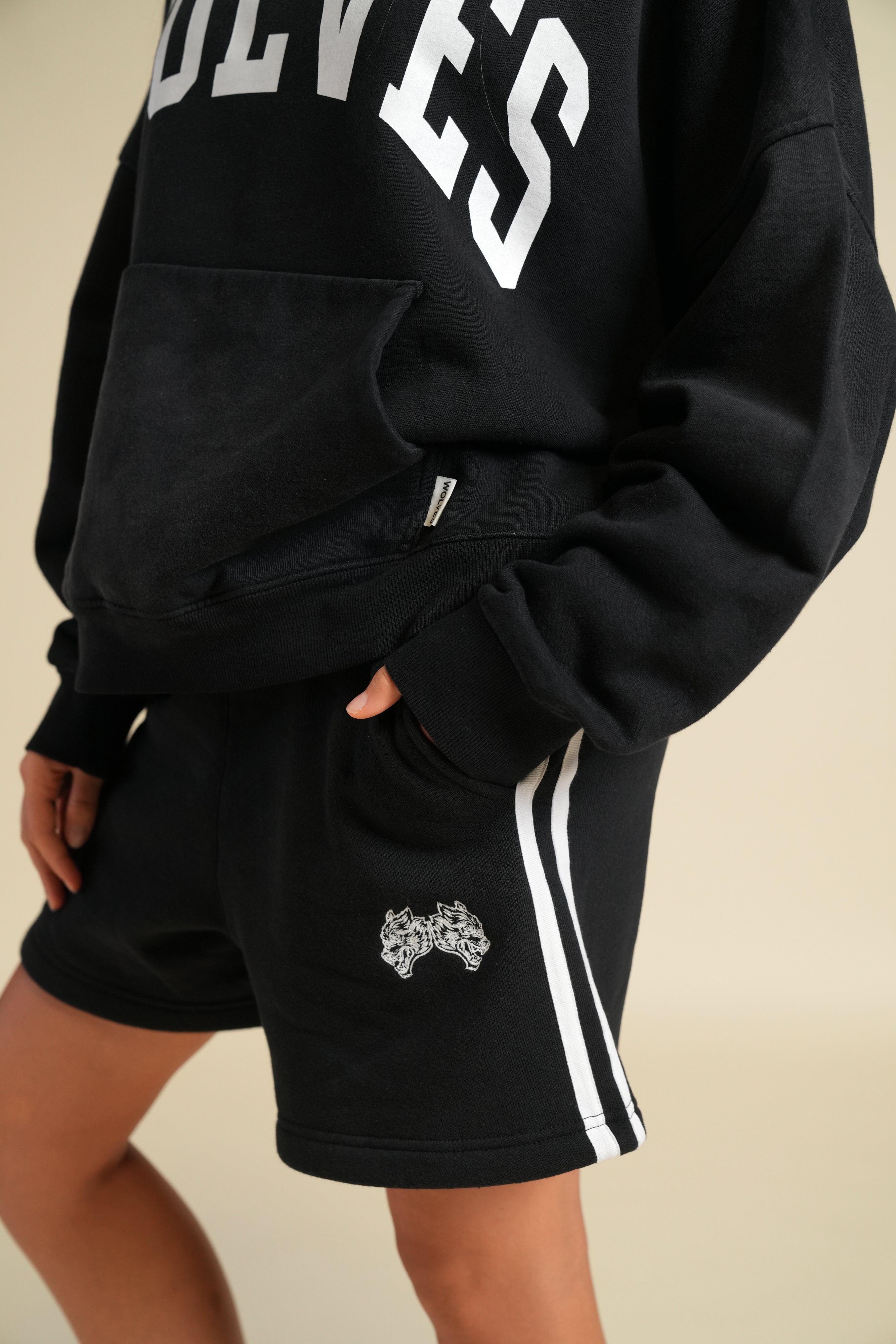 IYKYK Stripe Oversized Sweat Short