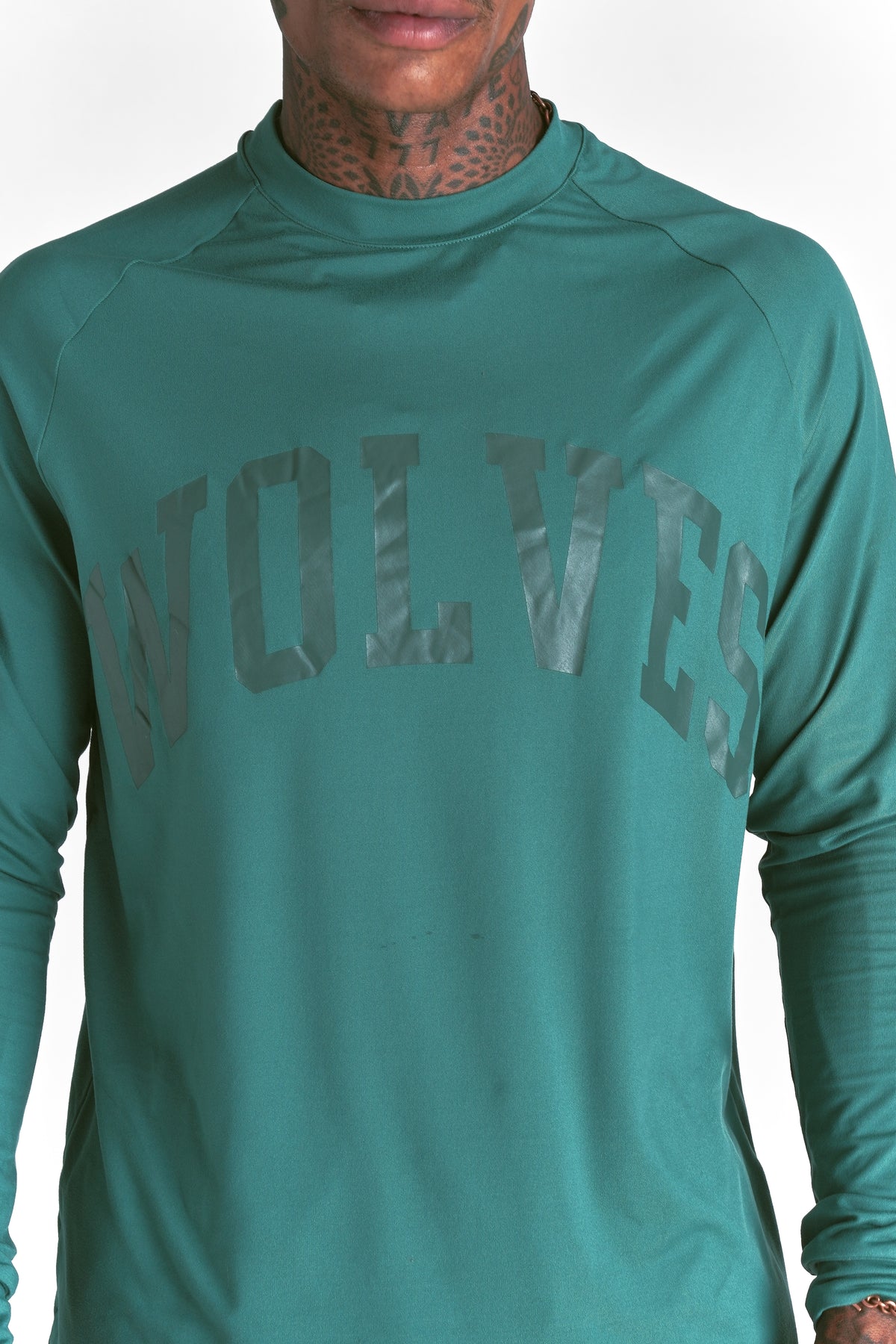 Only Loyalty "Dry Wolf" Raglan LS Tee in Sierra Pine