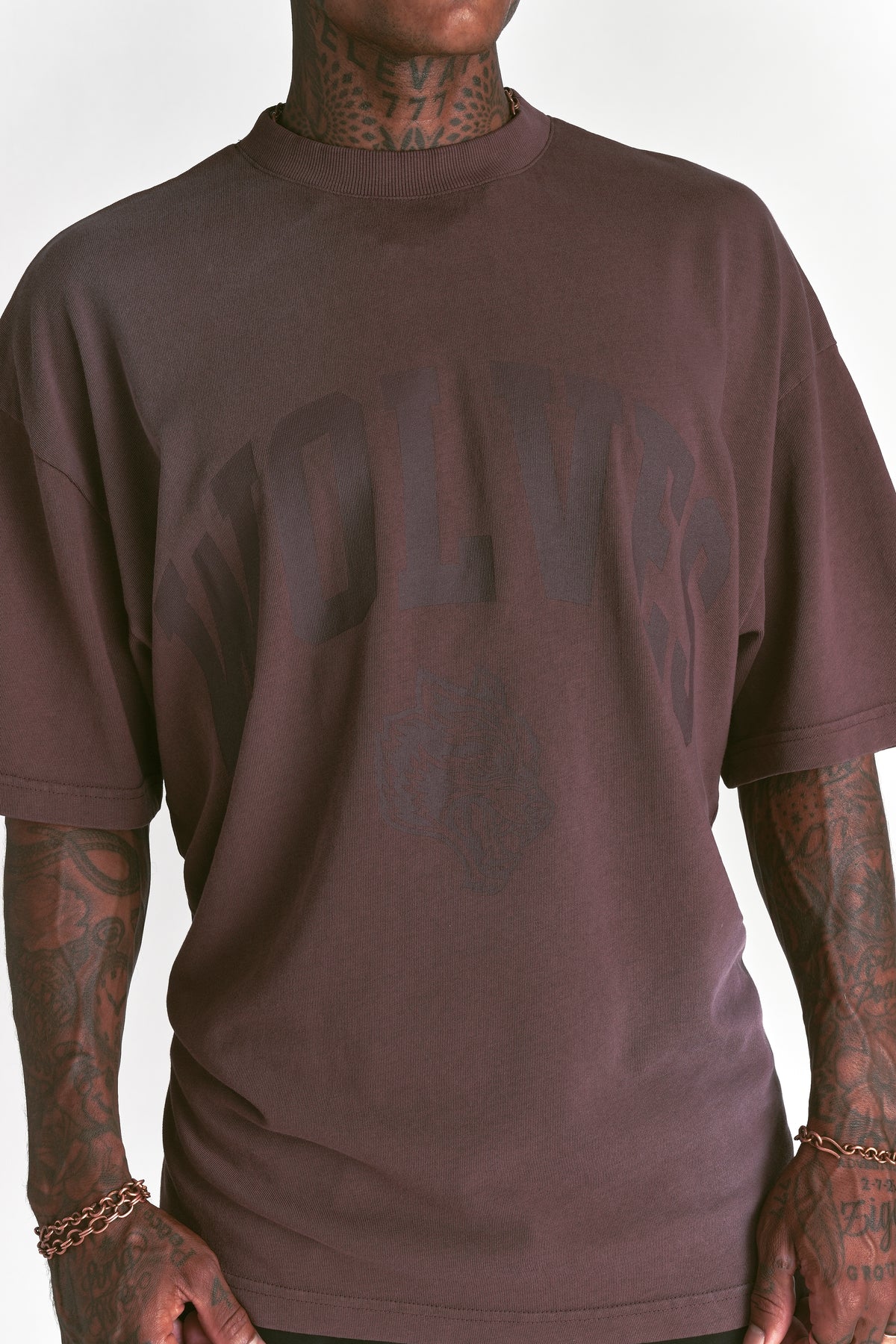 Loyalty "Premium" Oversized Tee in Ironwood Sun Fade