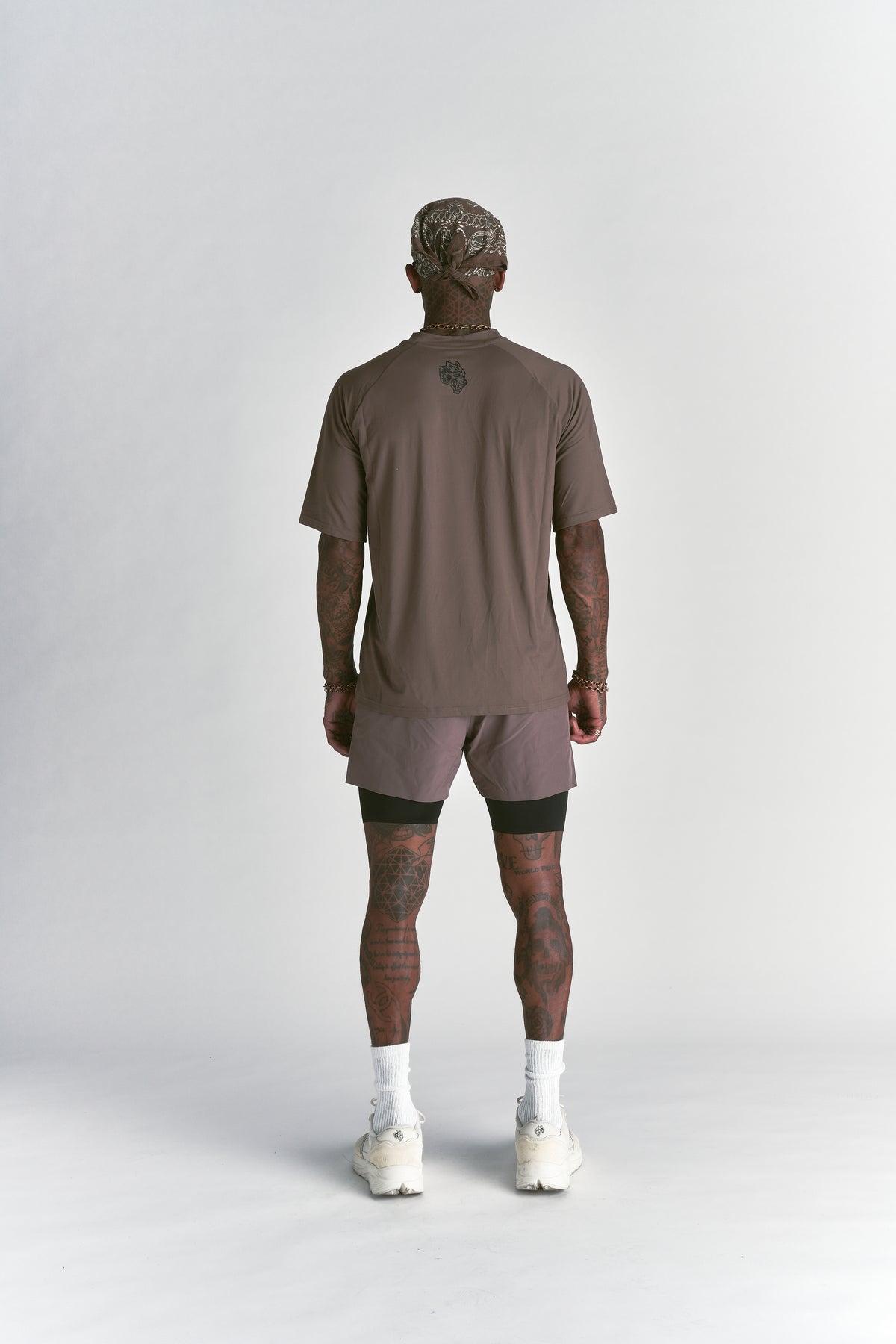 Loyalty Forever "Dry Wolf" Raglan SS Tee in Mojave Brown