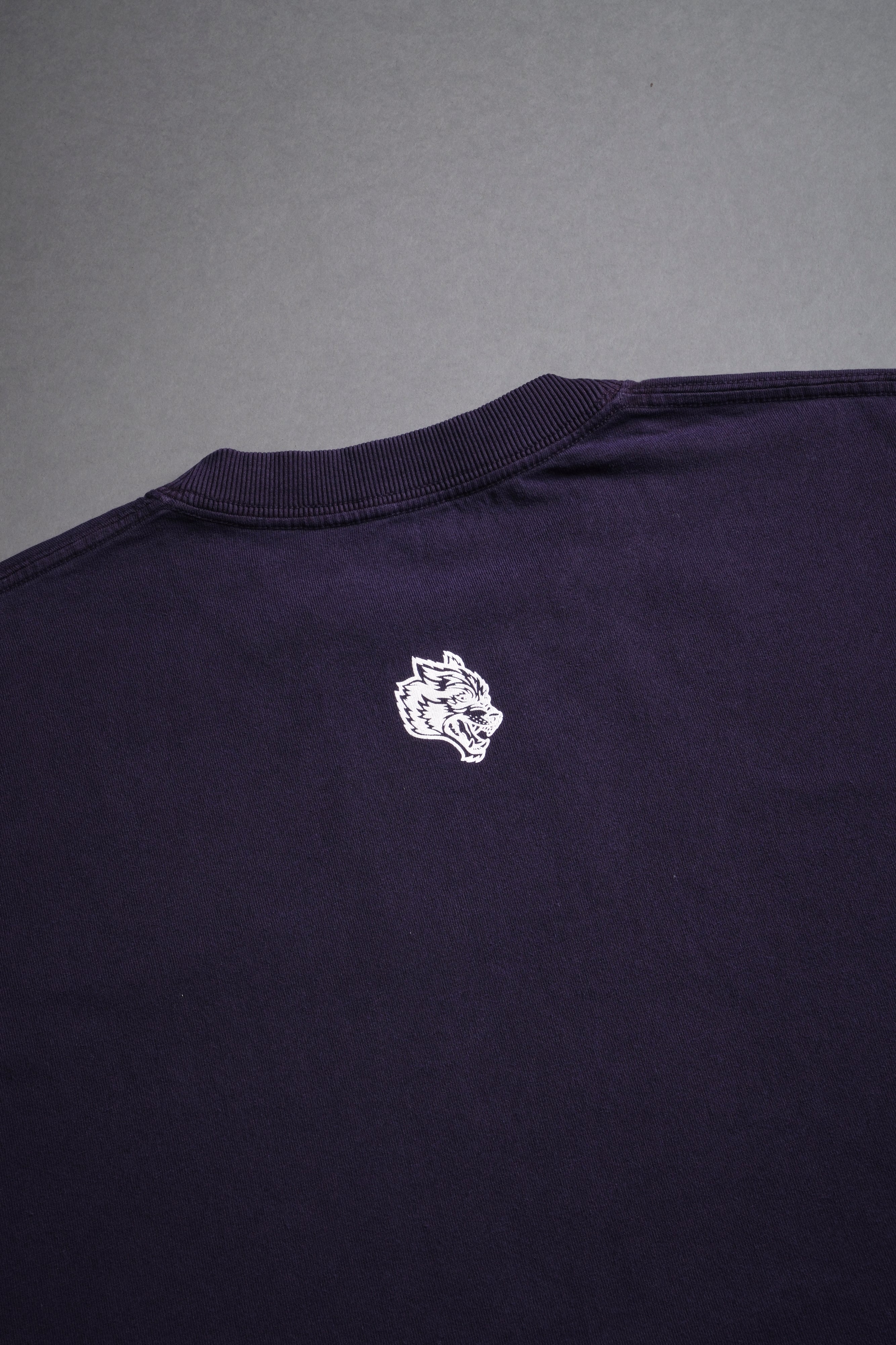 From Womb To Tomb Ohana "Grunge" Cut Off Tee in Phantom Purple