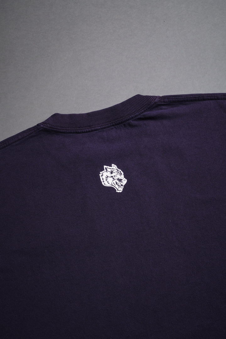 From Womb To Tomb Ohana "Grunge" Cut Off Tee in Phantom Purple