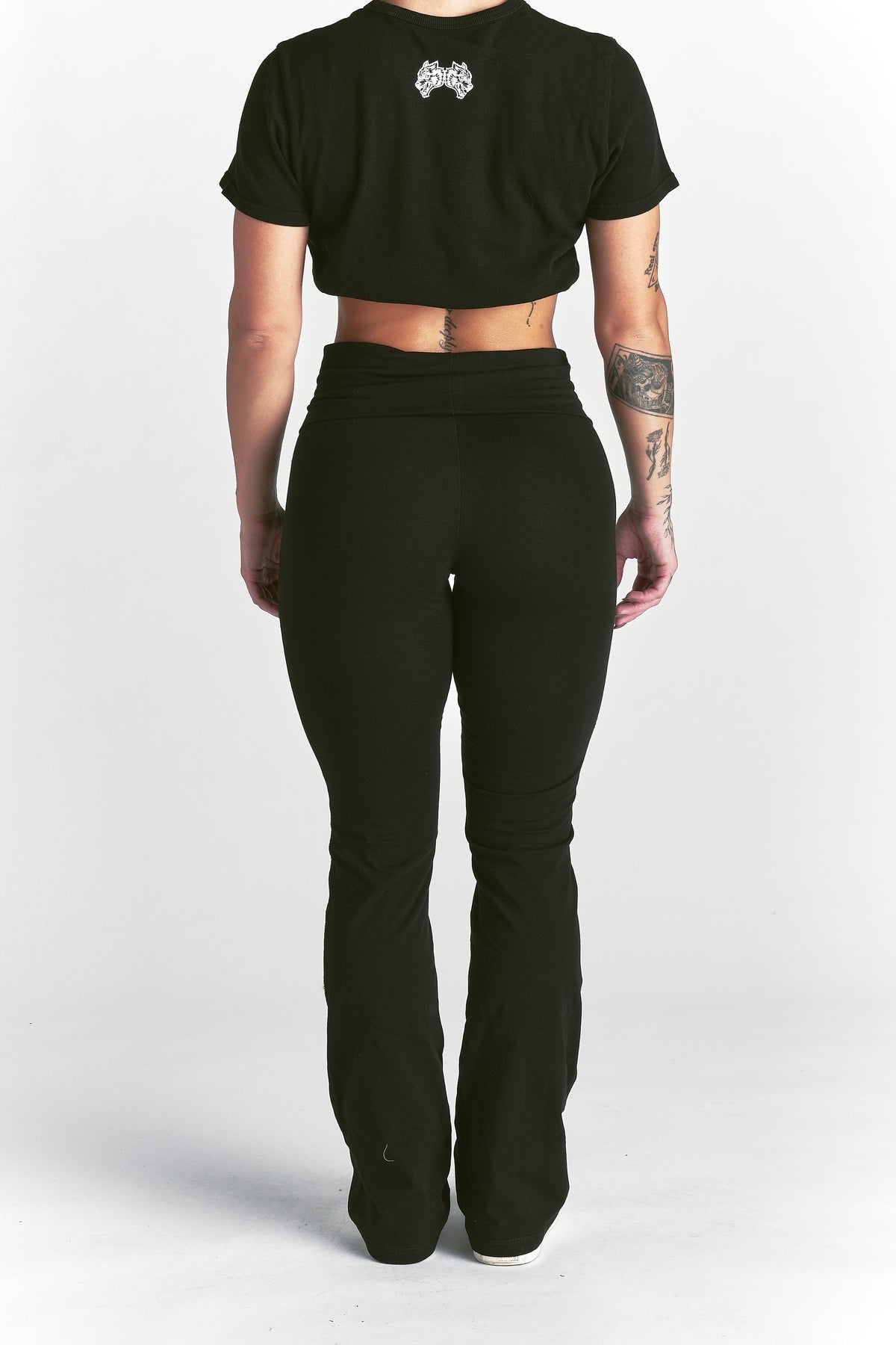 Forever Mark "Romy" Foldover Pants in Black