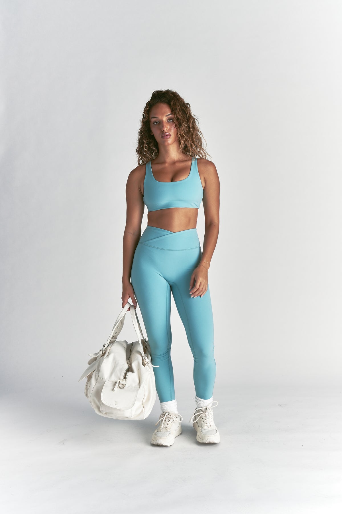 Wolf "Kate" Energy Bra in Dusty Turquoise