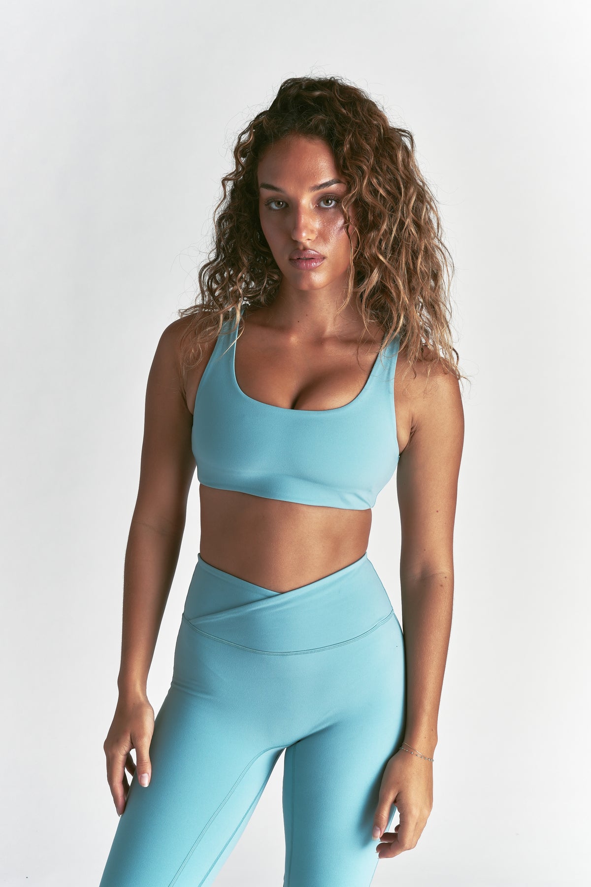 Wolf "Kate" Energy Bra in Dusty Turquoise