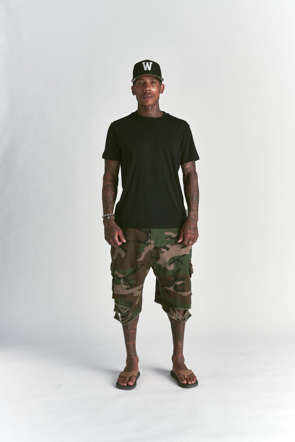 Forever J. Dean Tee 3-Pack in White/Cream/Black