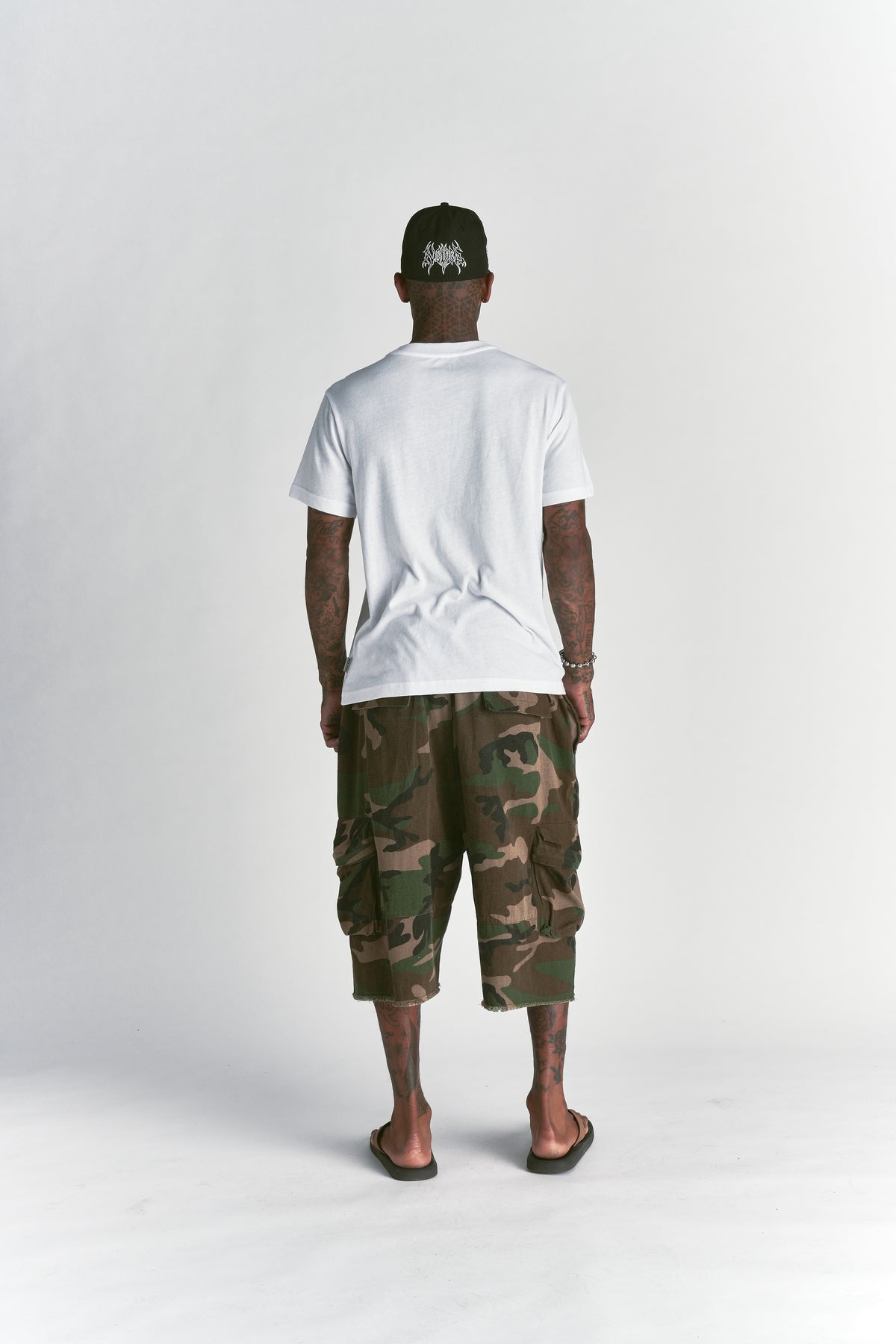 Forever J. Dean Tee 3-Pack in White/Cream/Black