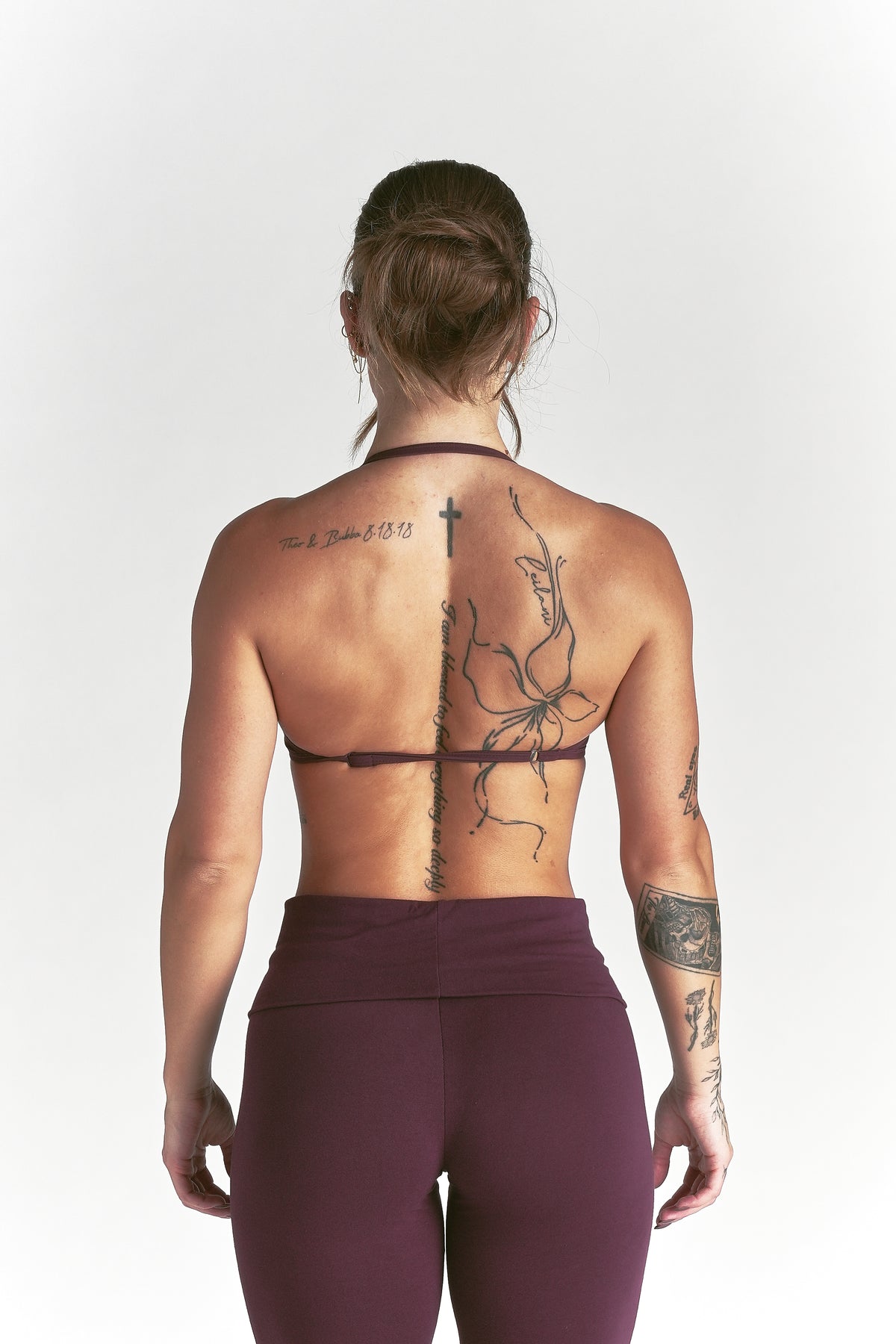 Wolf "Lana" Halter Energy Bra in Fig