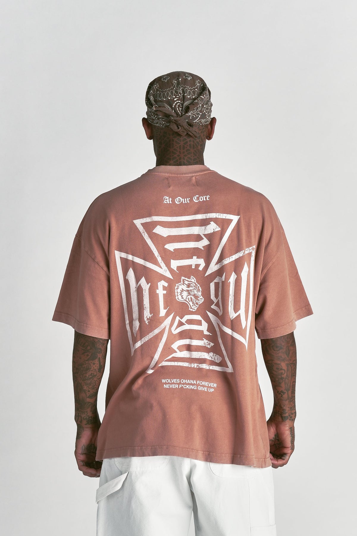 Loyal to the Core "Premium" Oversized Tee in Desert Rose