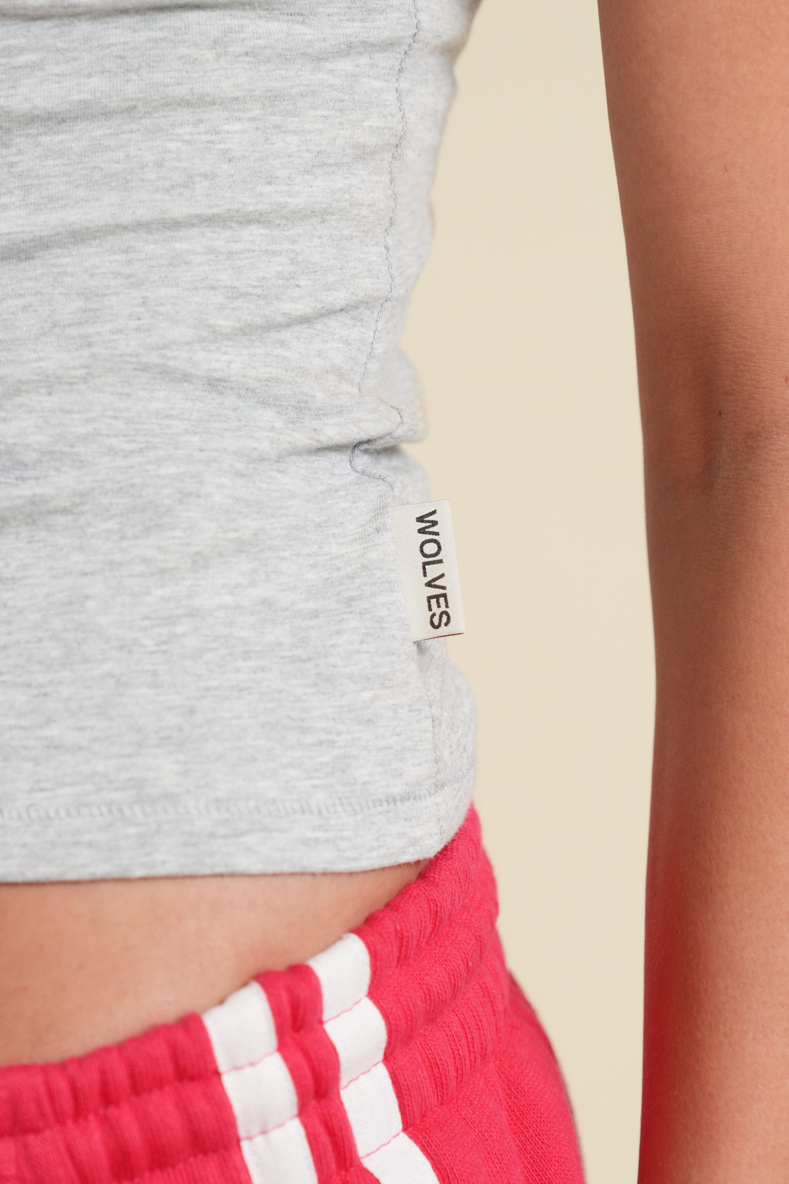 "Eden" SS Tee in Heather Gray