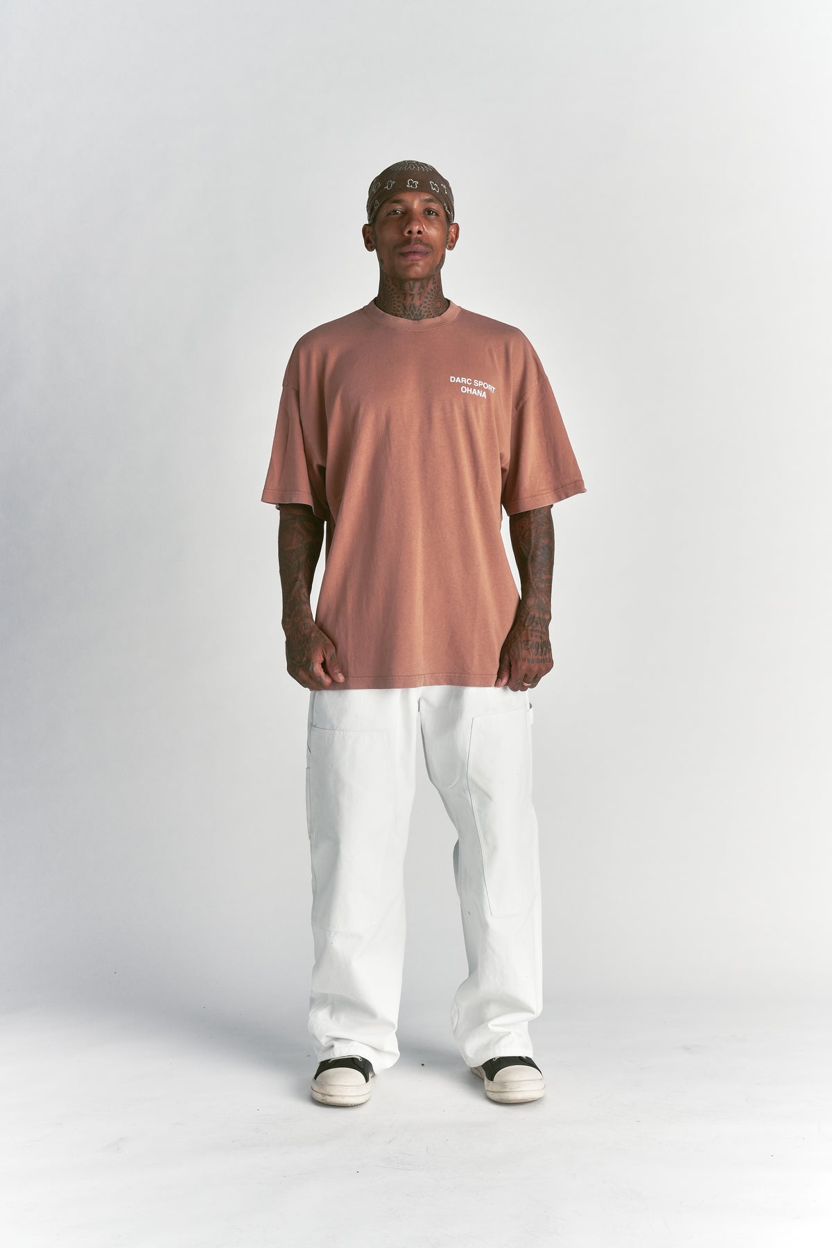 Darc Sport Ohana "Premium" Oversized Tee in Desert Rose