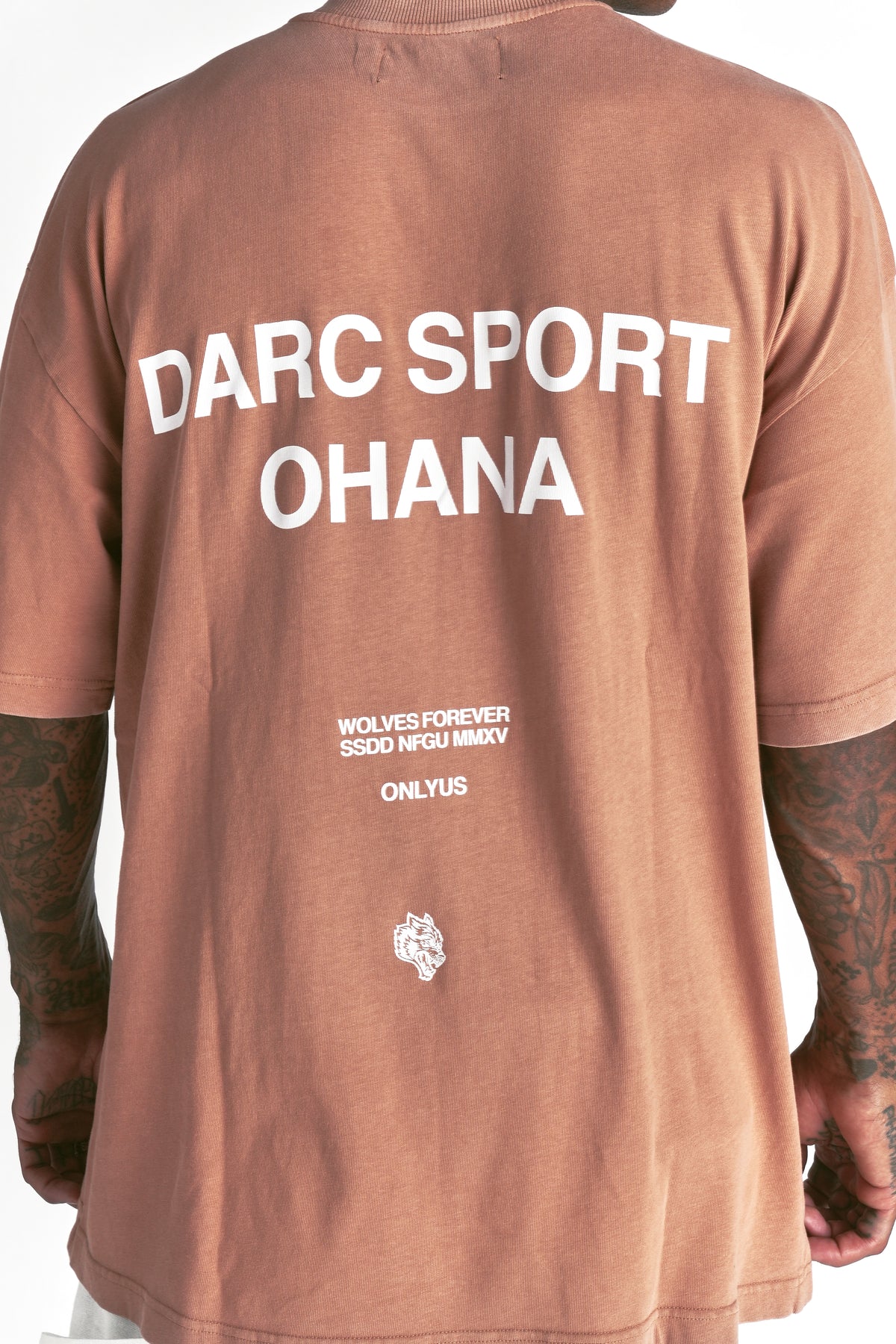 Darc Sport Ohana "Premium" Oversized Tee in Desert Rose