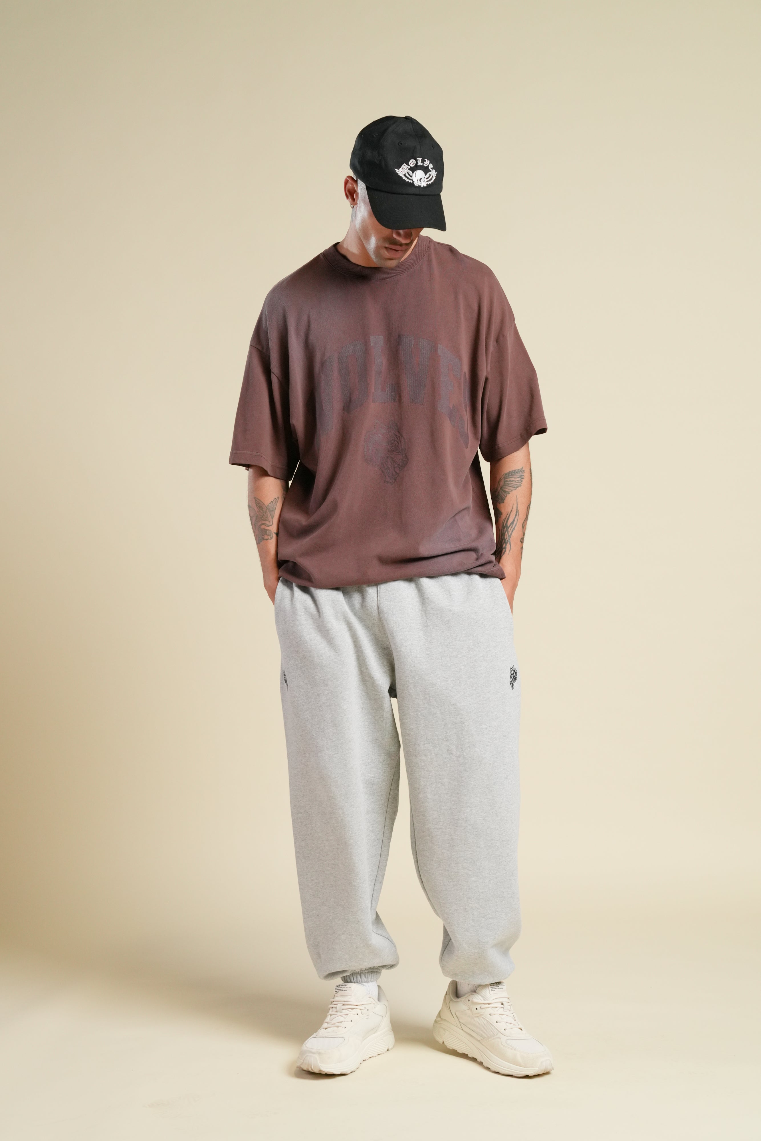 Loyalty "Premium" Oversized Tee in Ironwood Sun Fade