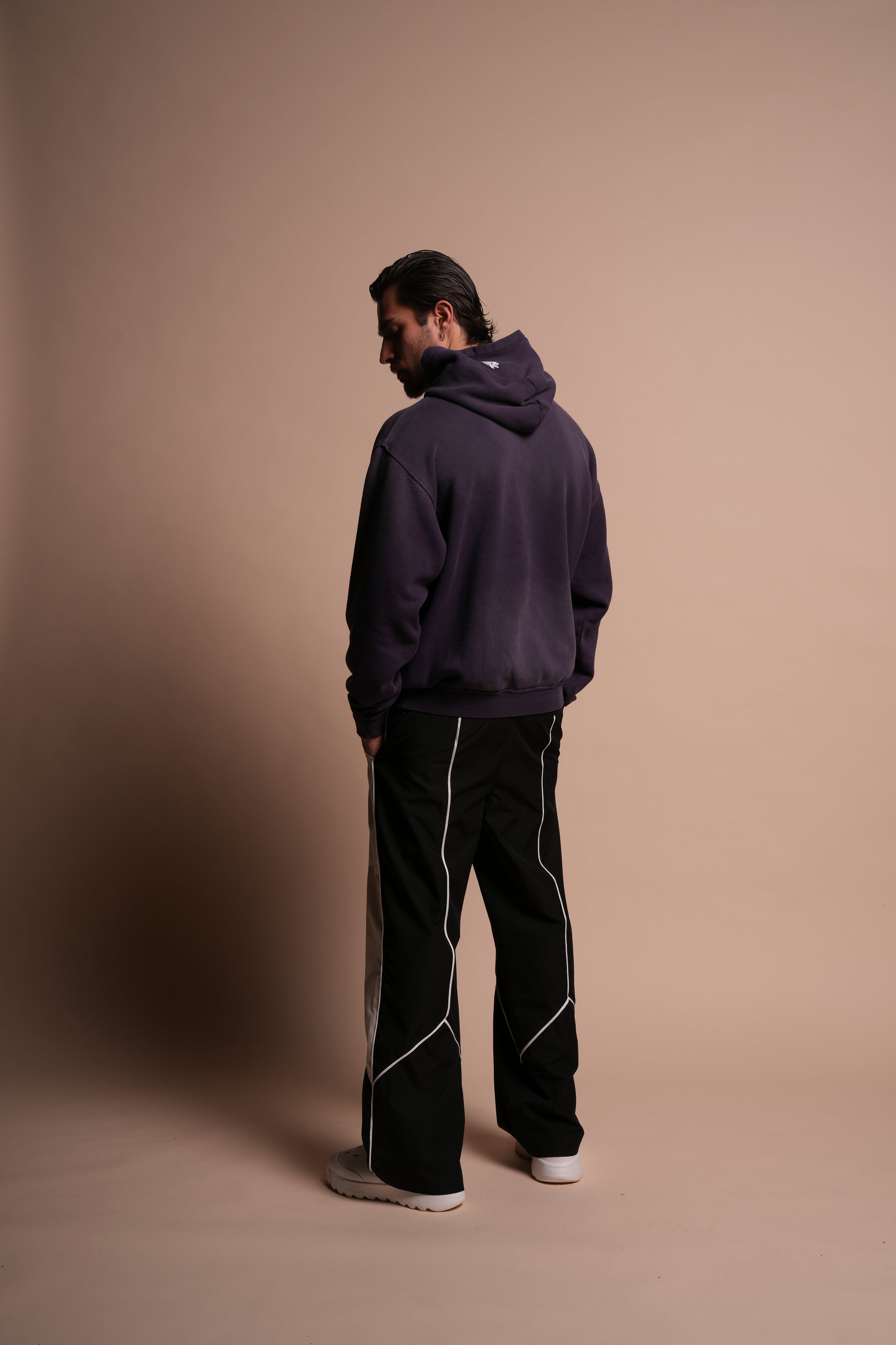 From Womb To Tomb Ohana "Pierce" Hoodie in Phantom Purple Sun Fade