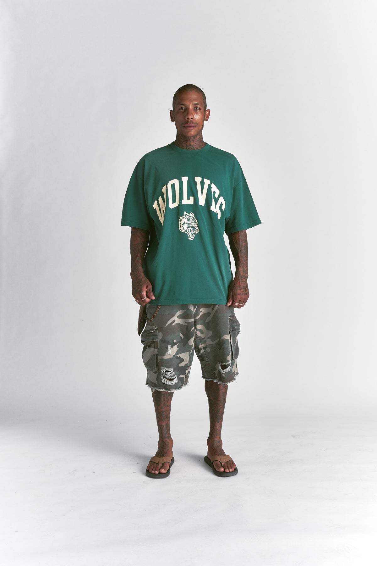 Loyalty "Premium" Oversized Tee in Sierra Pine Sun Fade