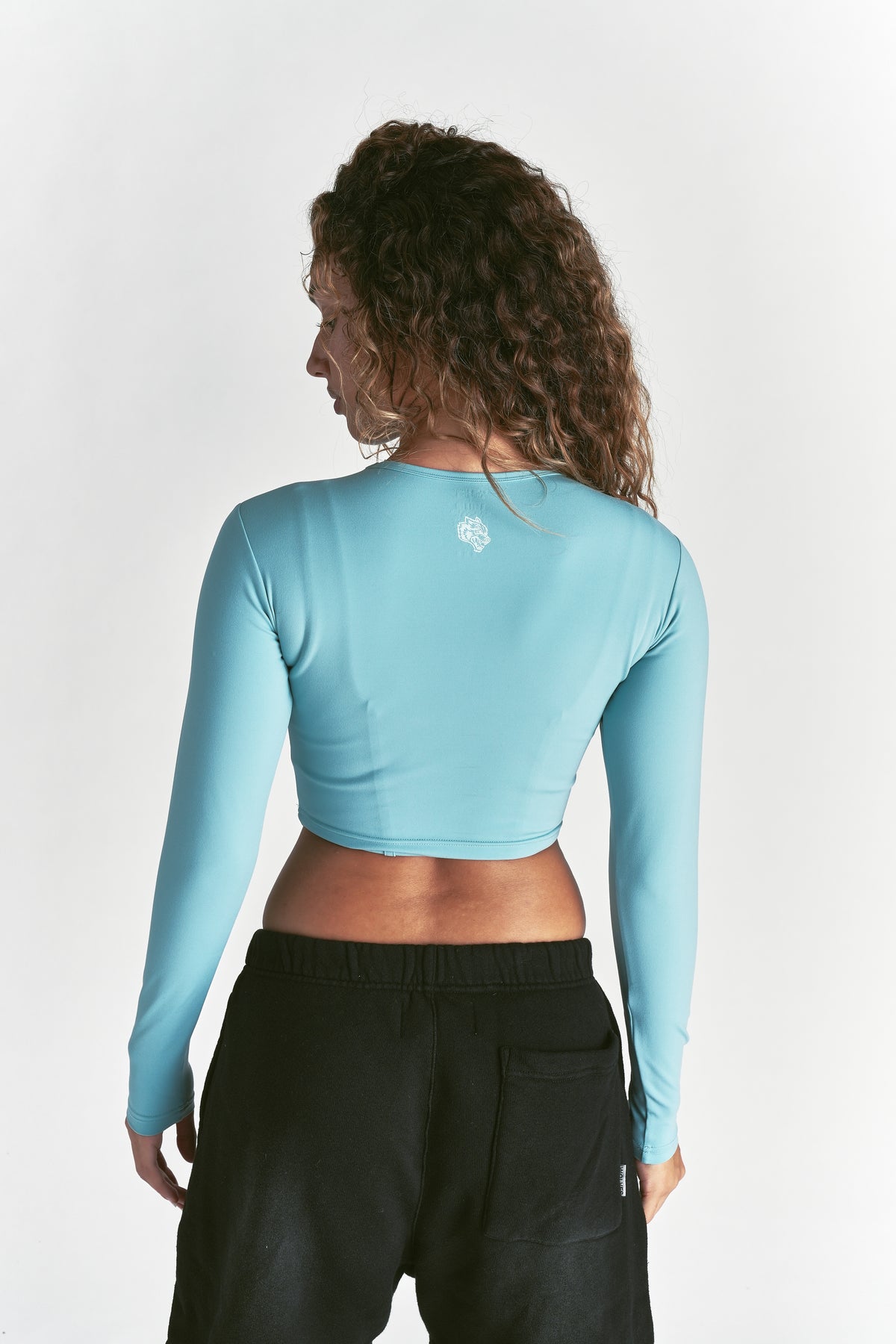 Wolf "Energy" LS Top in Dusty Turquoise