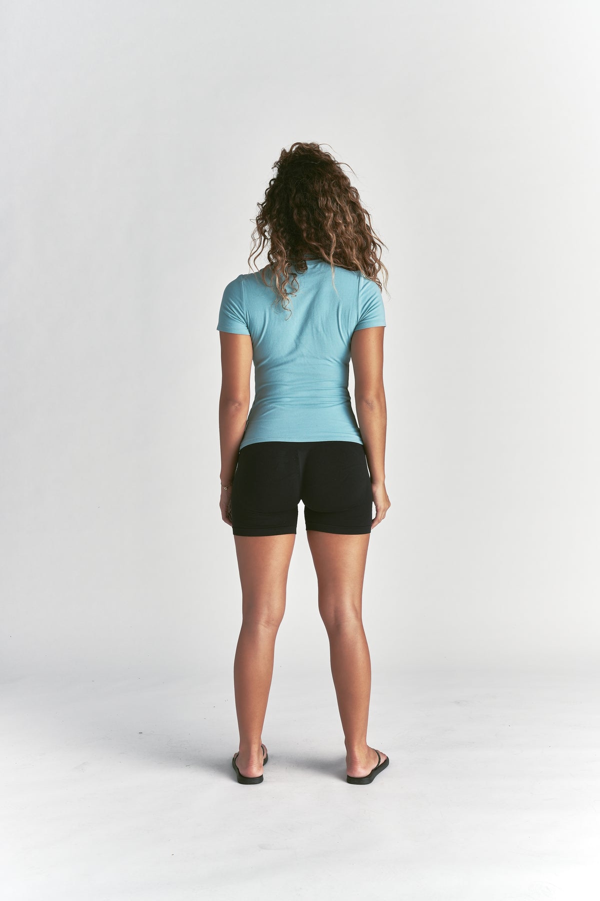"Eden" SS Tee in Dusty Turquoise