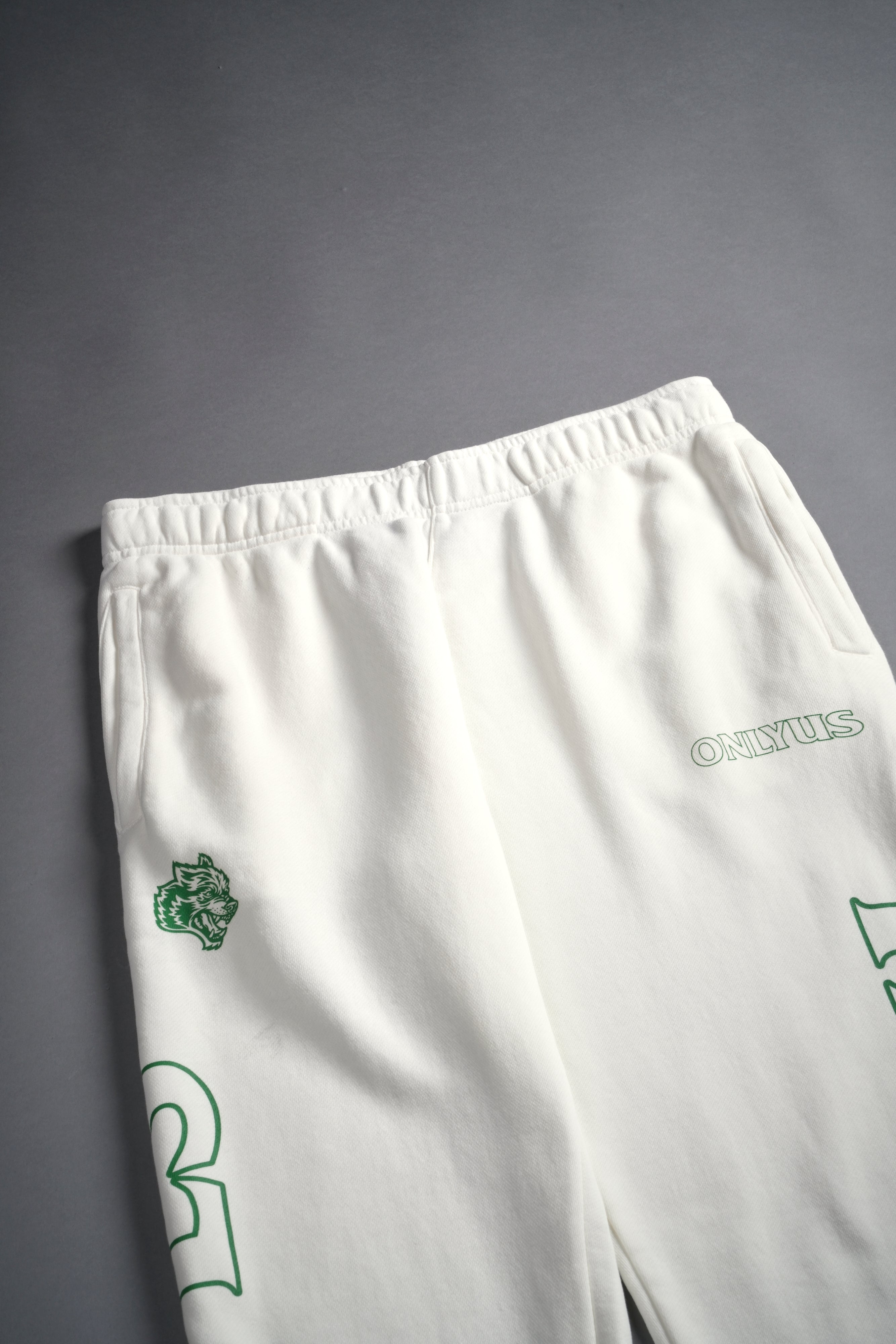 Only Us Hawaii She Post Lounge Sweats in Cream