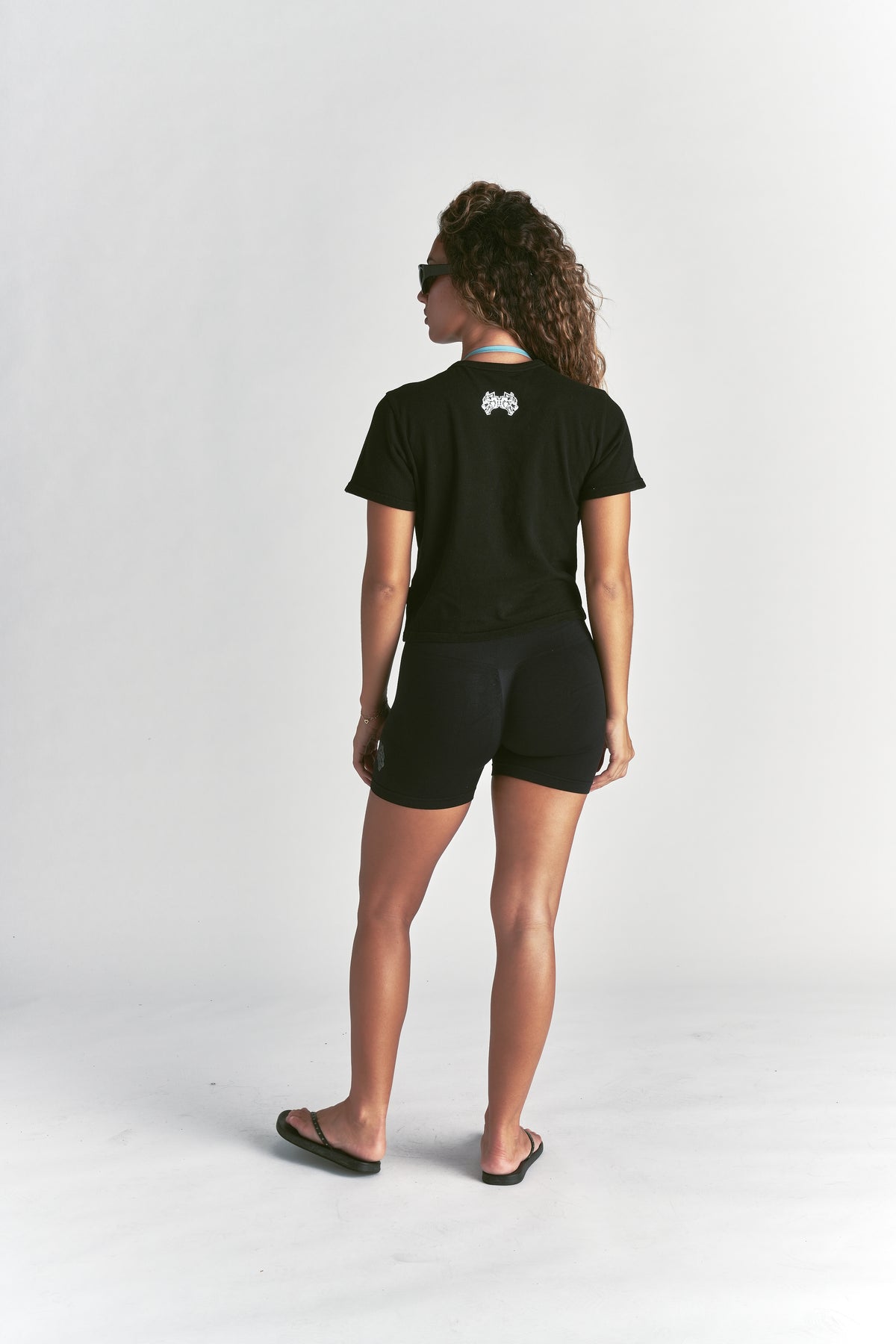 Dual Wolves Forever Timeless Tee in Black