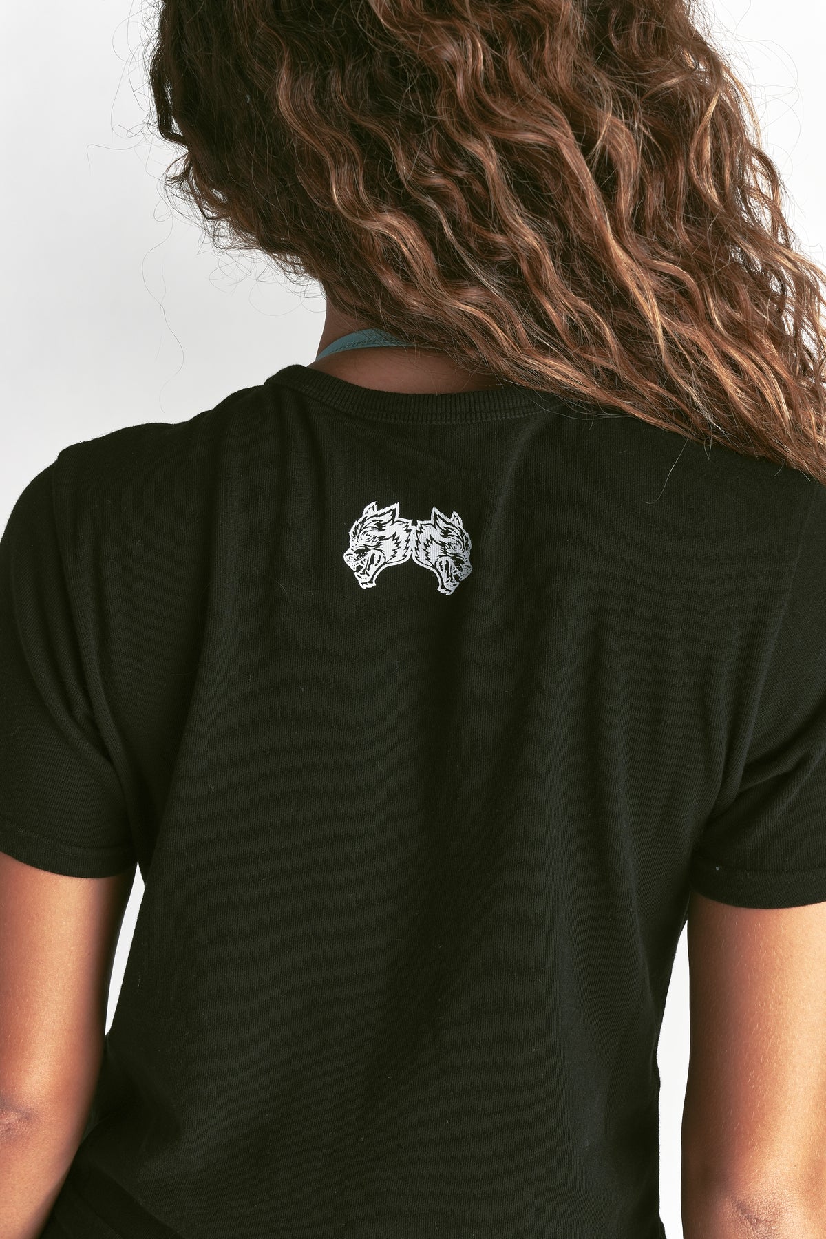 Dual Wolves Forever Timeless Tee in Black