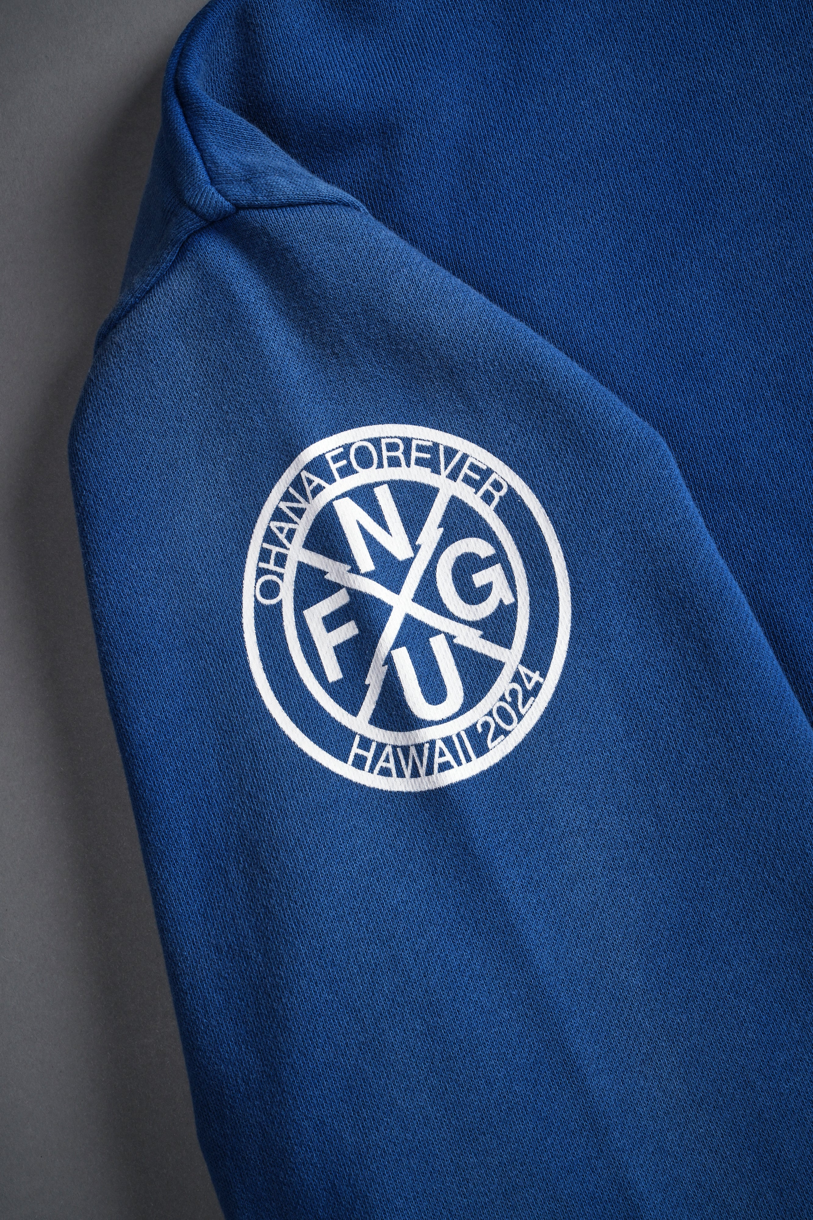 Ohana Forever V3 London Crewneck in Darc Cobalt Sun Fade