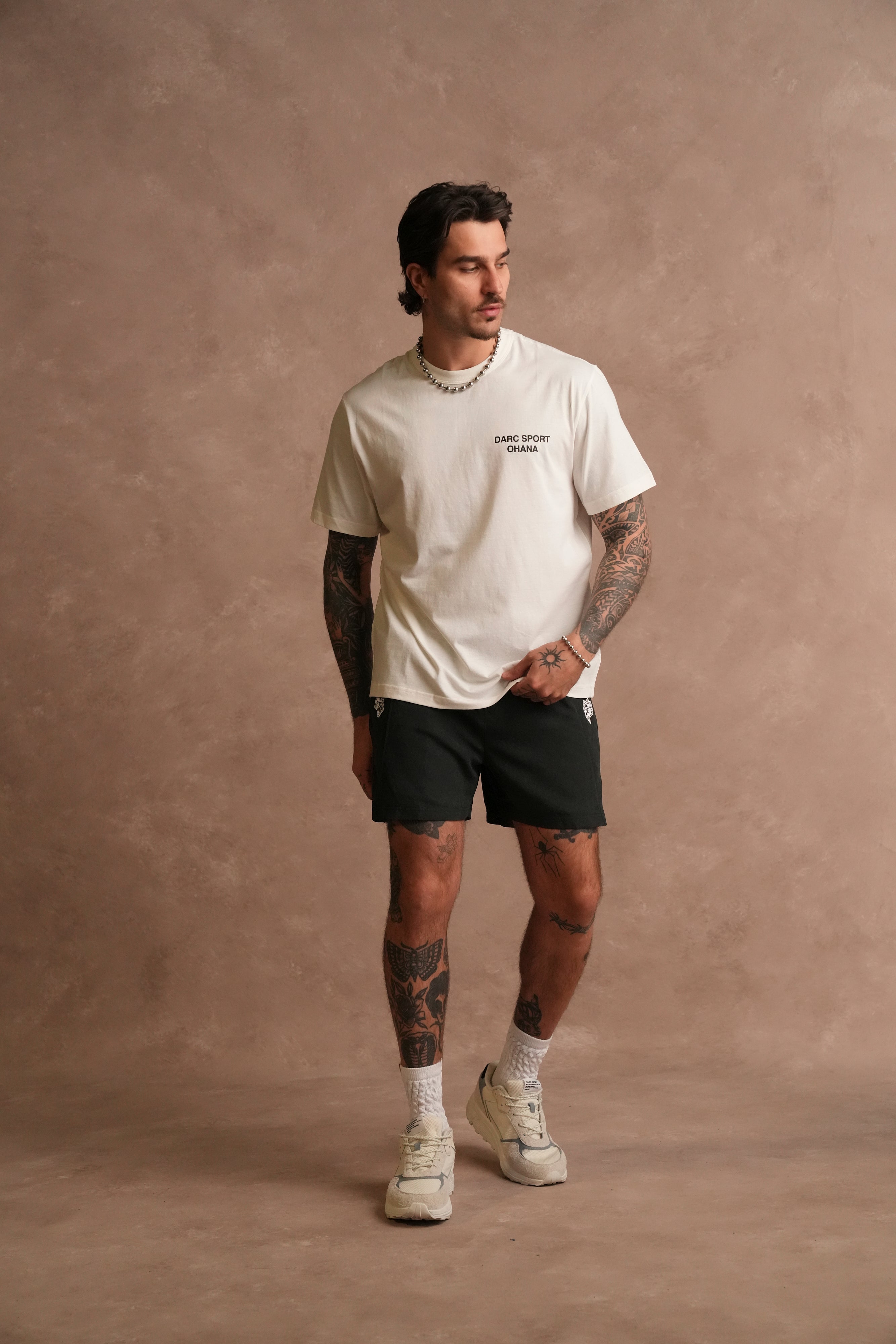 Darc Sport Ohana Lightweight "Heritage" Tee in Cream