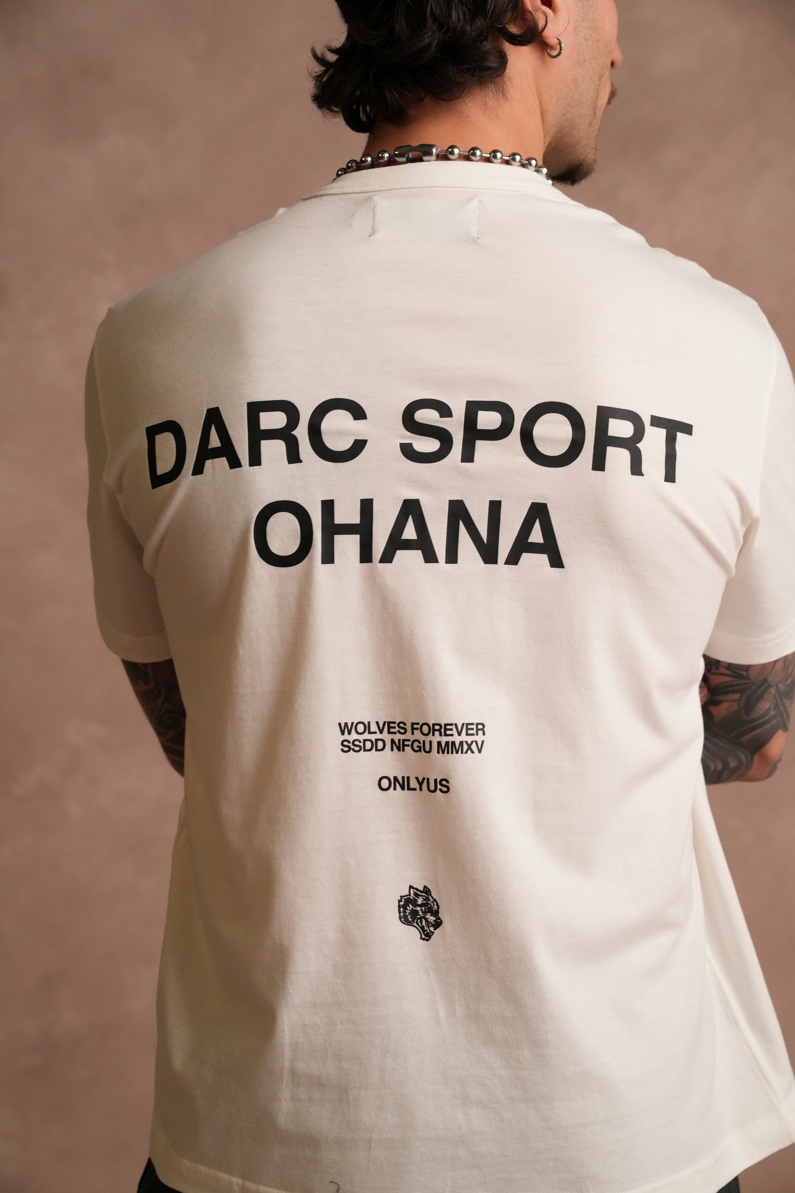 Darc Sport Ohana Lightweight "Heritage" Tee in Cream