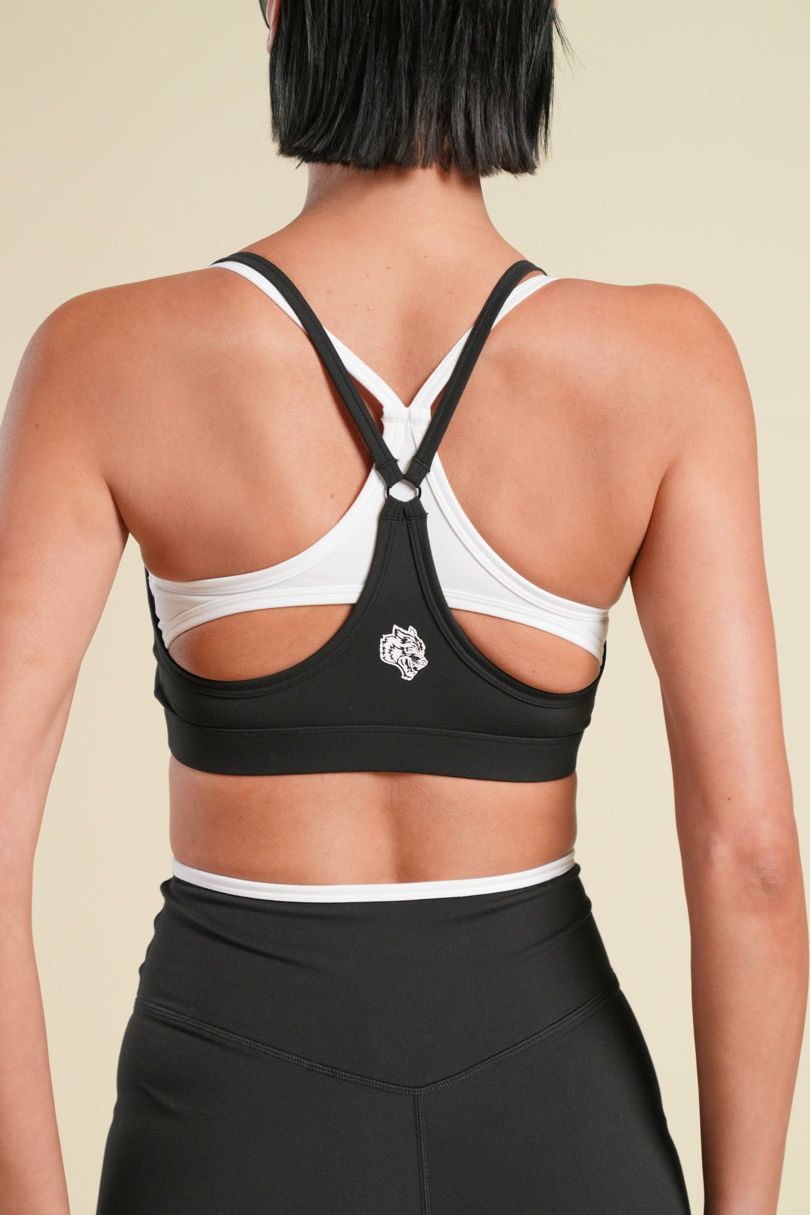 Wolf "Juliette" Energy Double Bra in Black/White