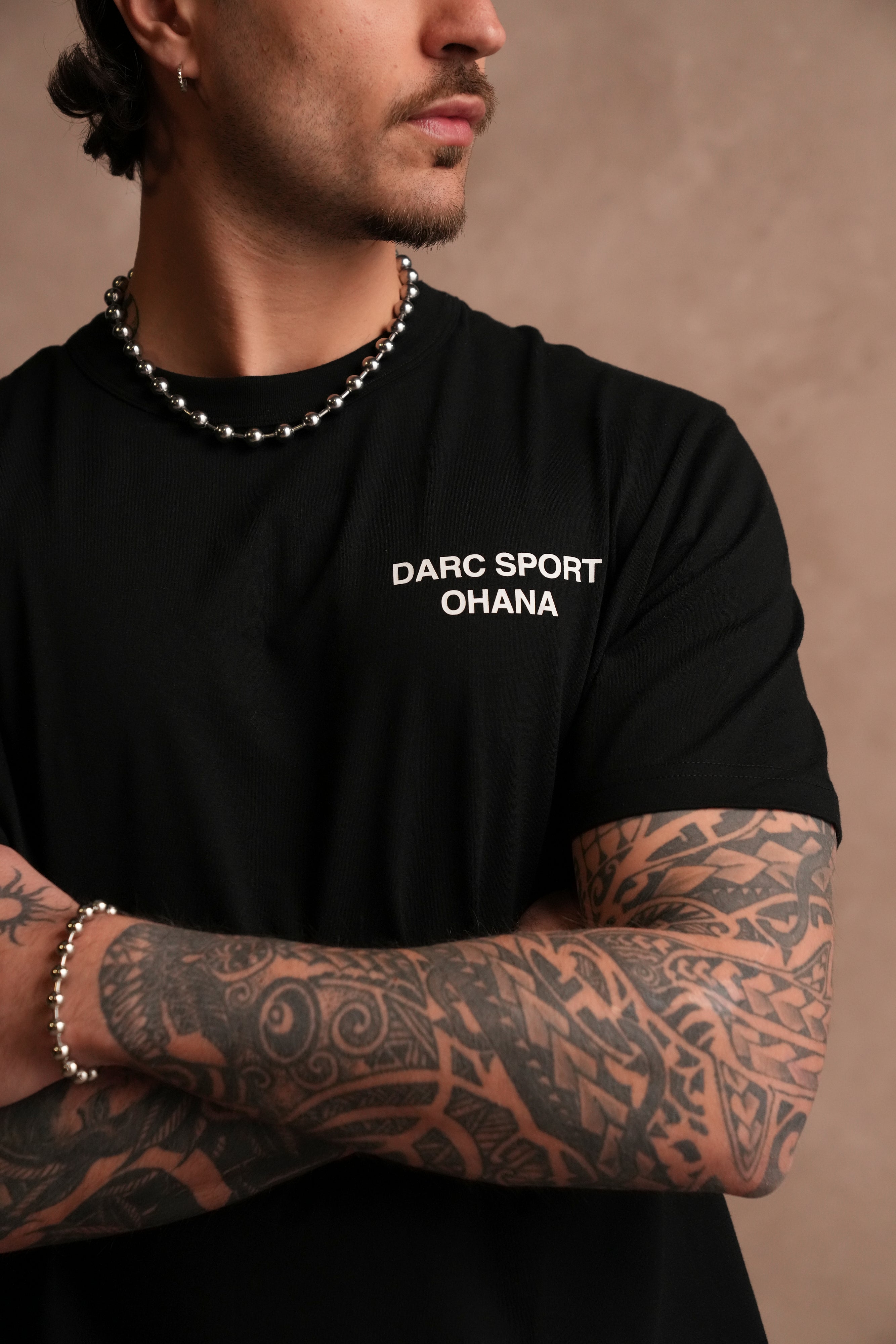 Darc Sport Ohana Lightweight "Heritage" Tee in Black