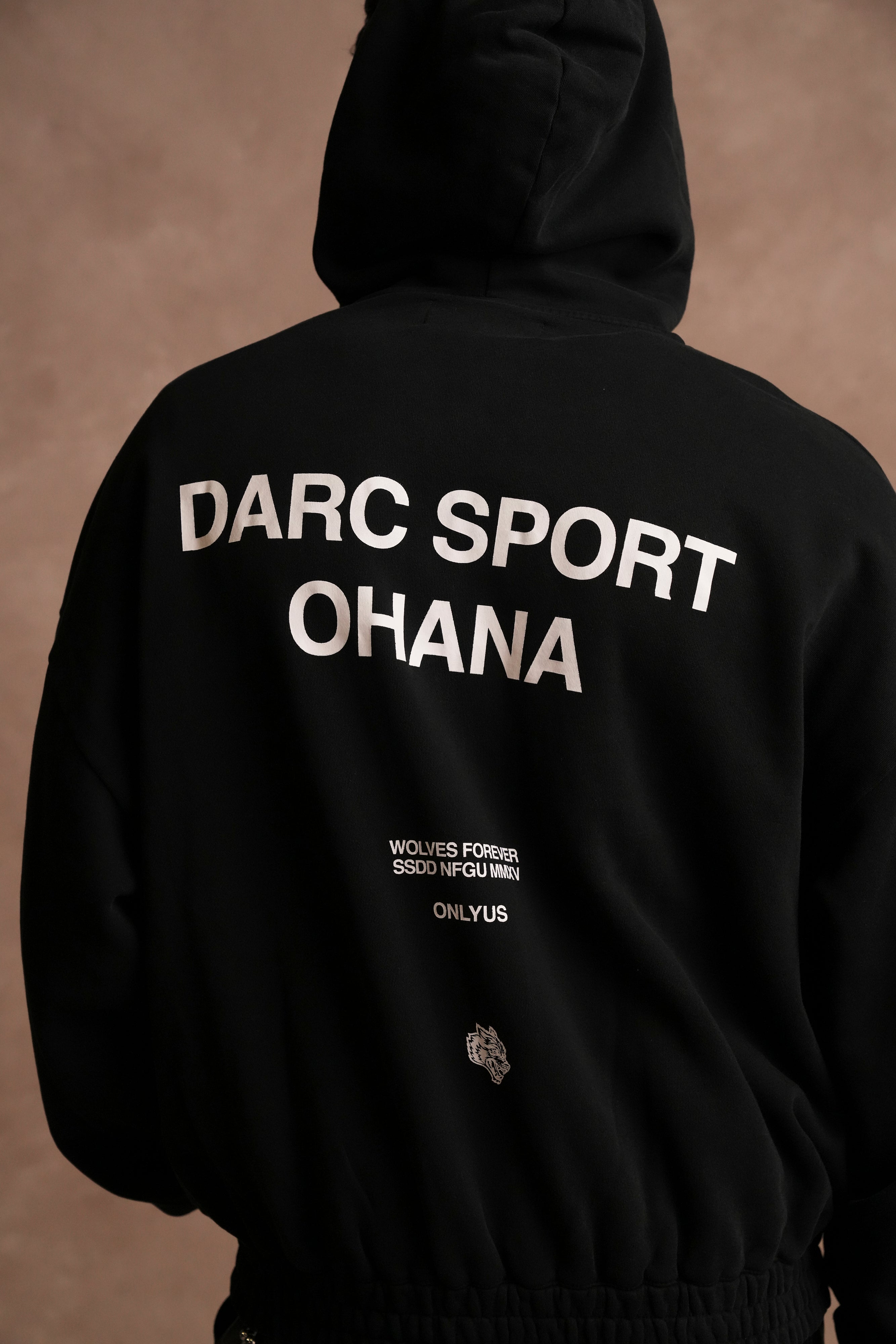 Darc Sport Ohana "Chambers" Zip Hoodie in Black