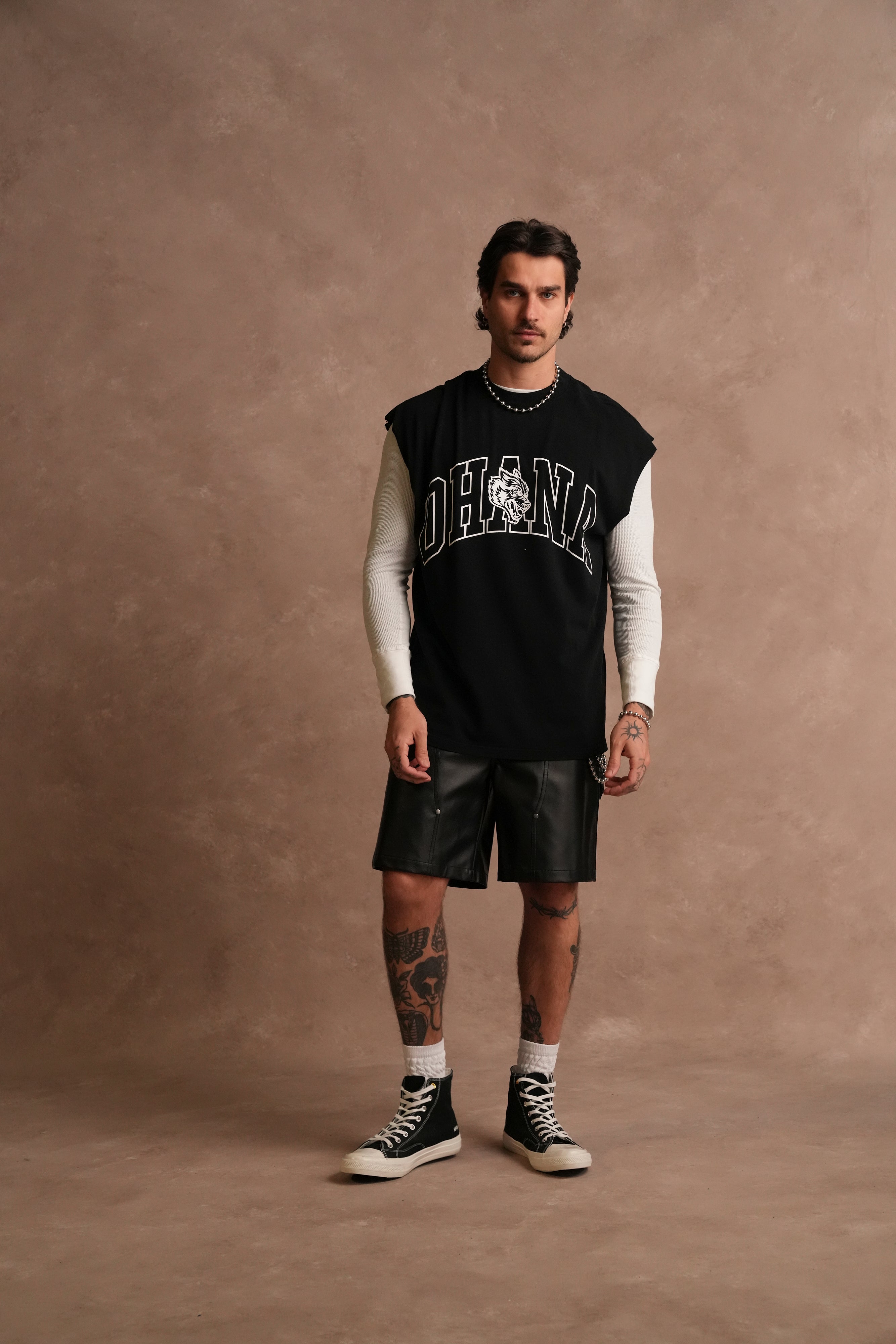 Ohana Forever V3 "Premium" Muscle Tee in Black