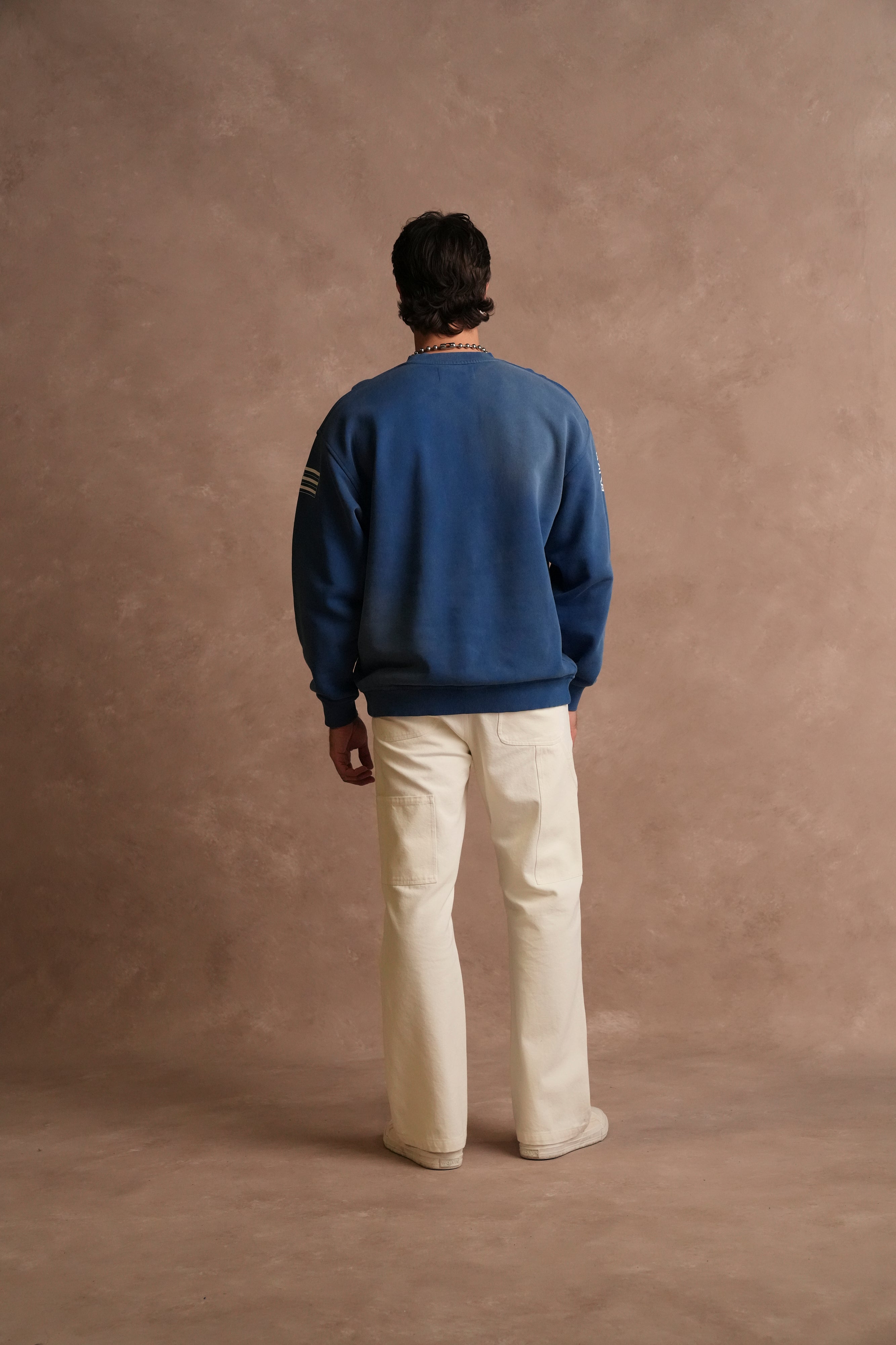 Ohana Forever V3 London Crewneck in Darc Cobalt Sun Fade