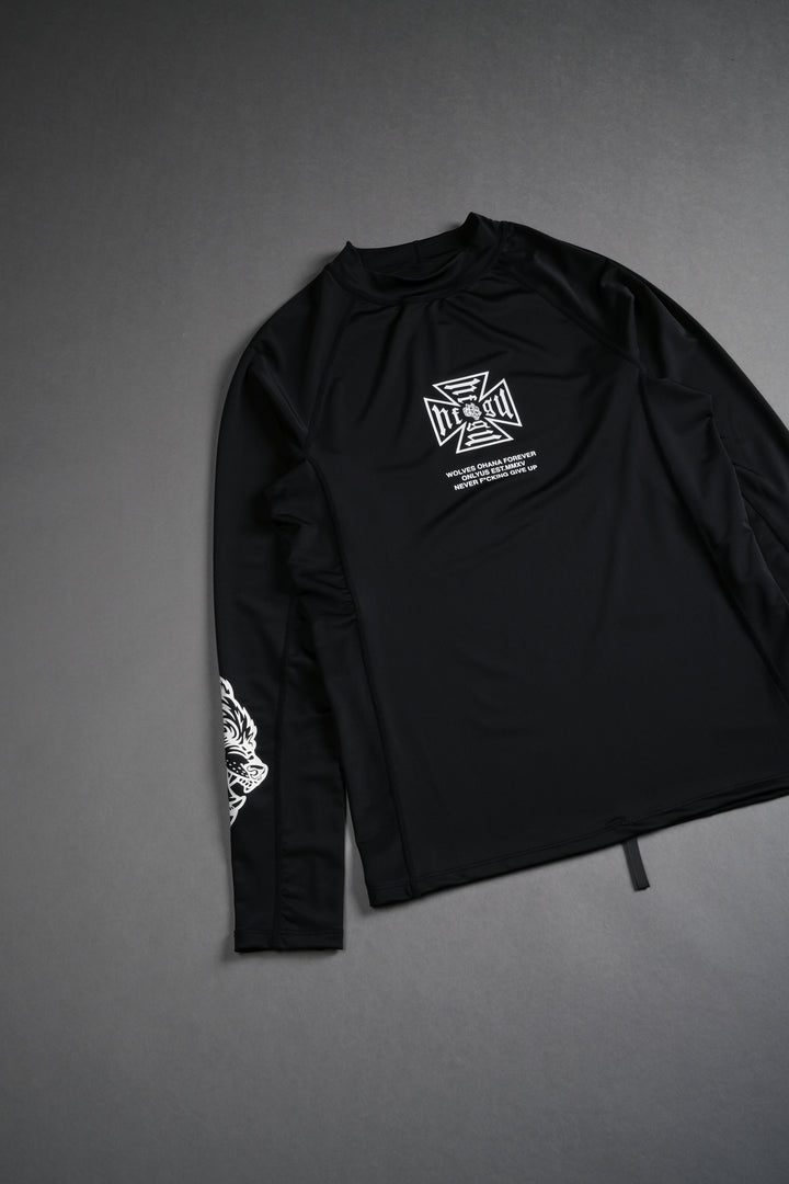 Core Rash Guard in Black