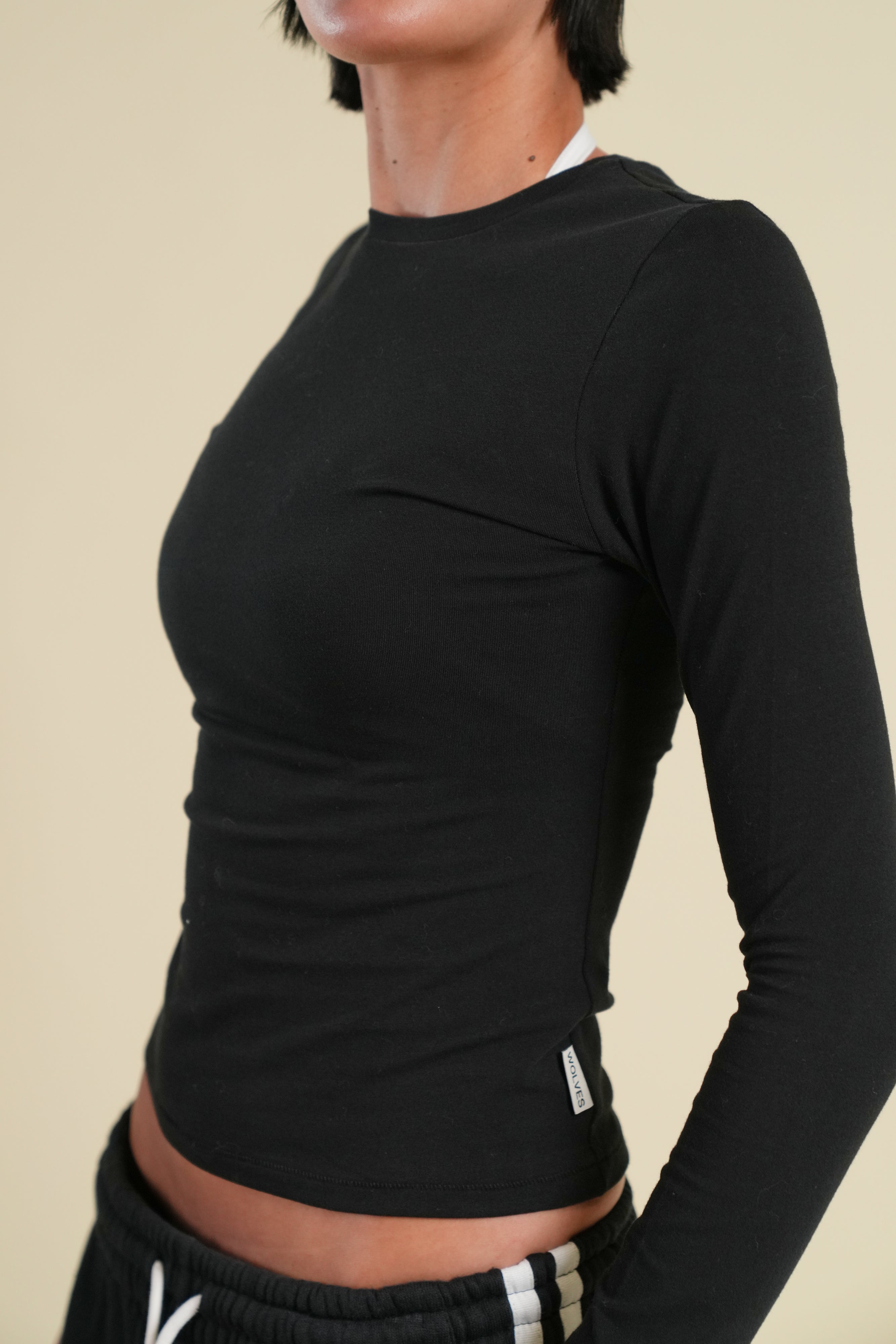 "Eden" LS Tee in Black