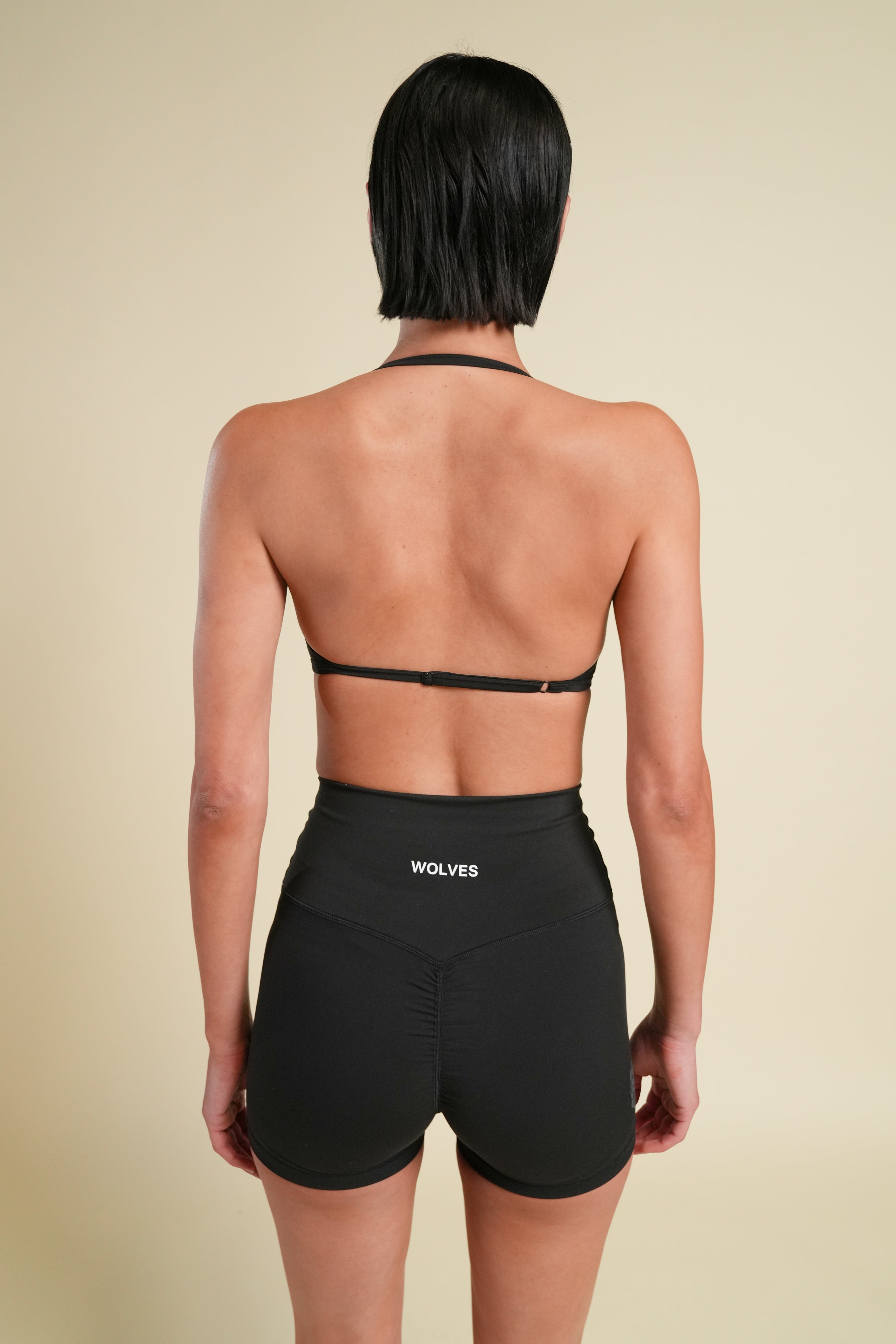 IYKYK "Lana" Halter Energy Bra in Black