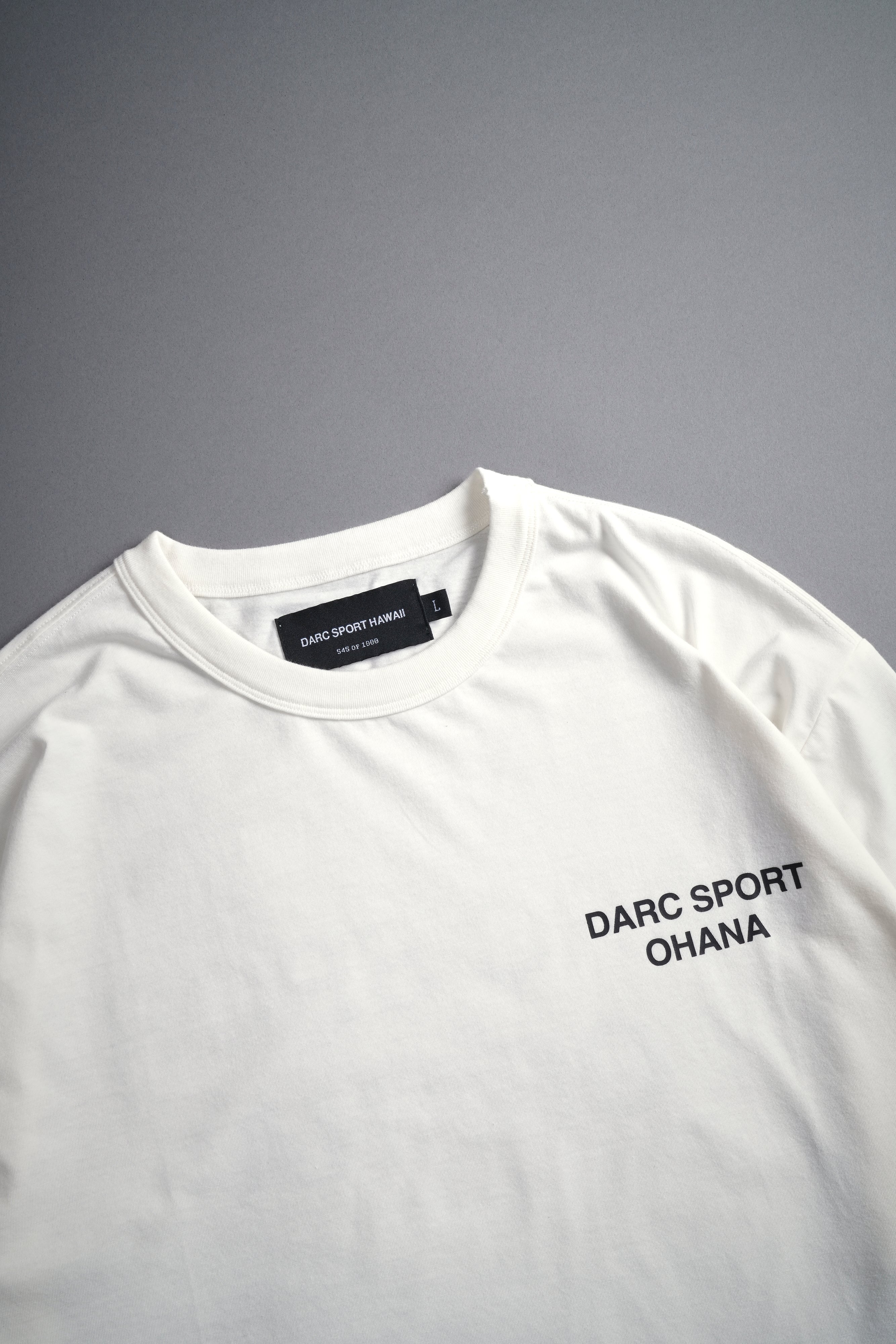 Darc Sport Ohana Lightweight "Heritage" Tee in Cream