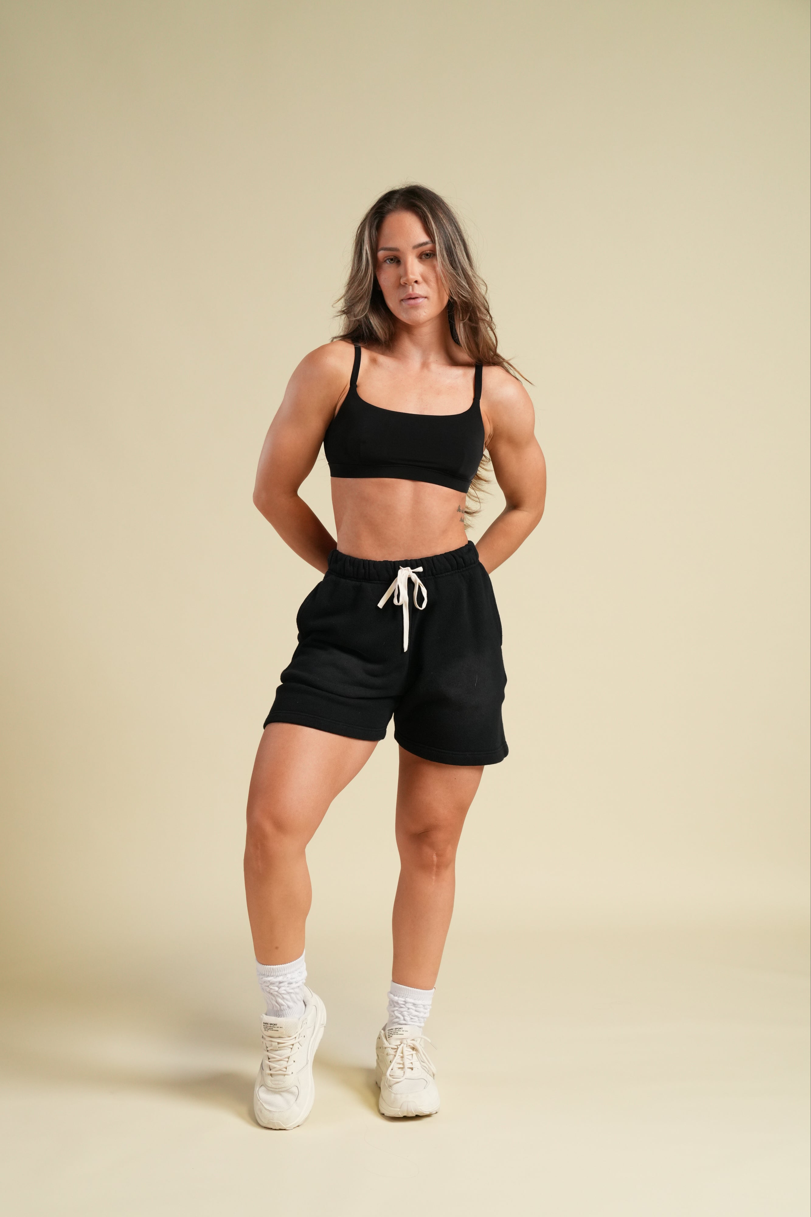 IYKYK Patched Oversized Sweat Short