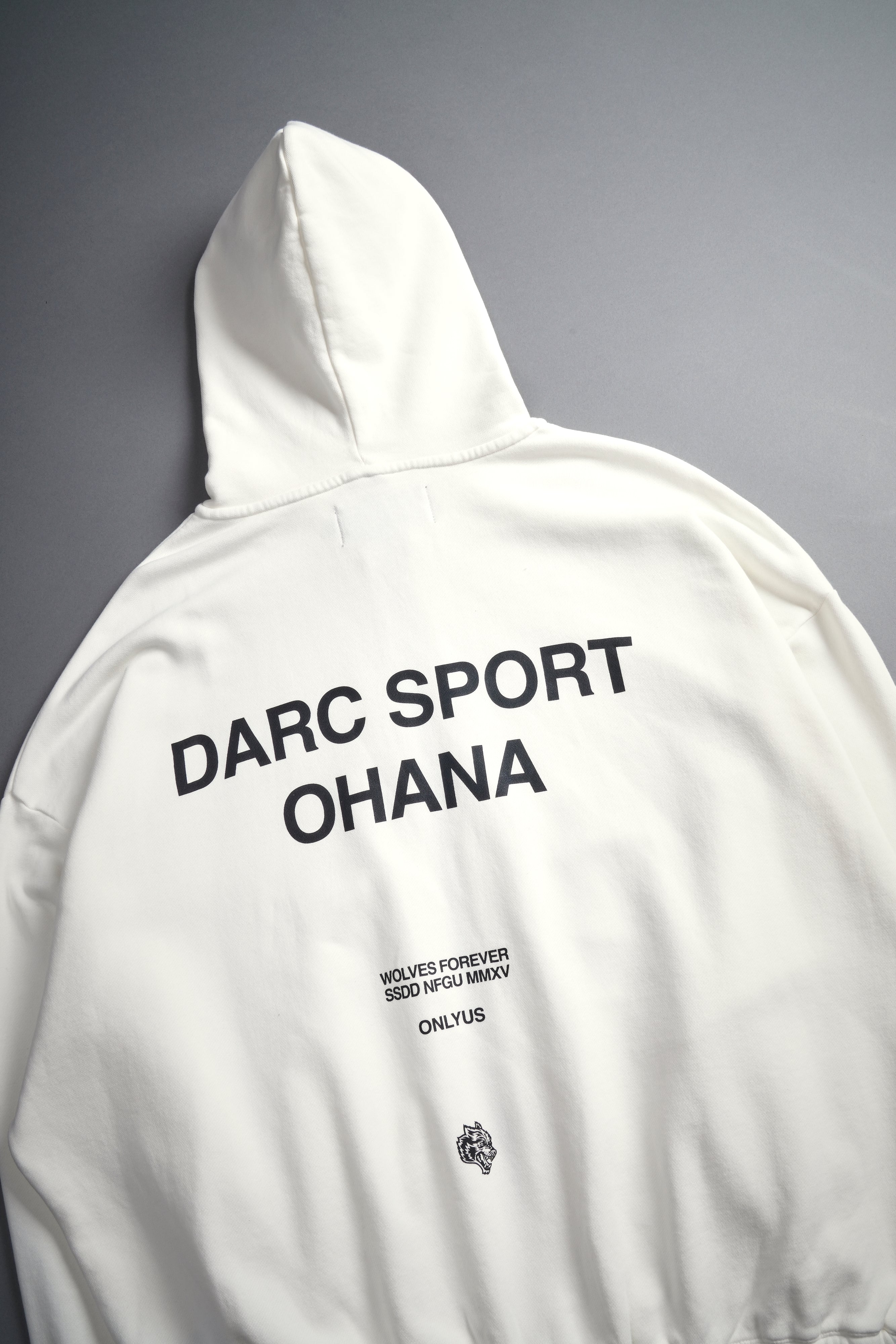 Darc Sport Ohana "Chambers" Zip Hoodie in Cream
