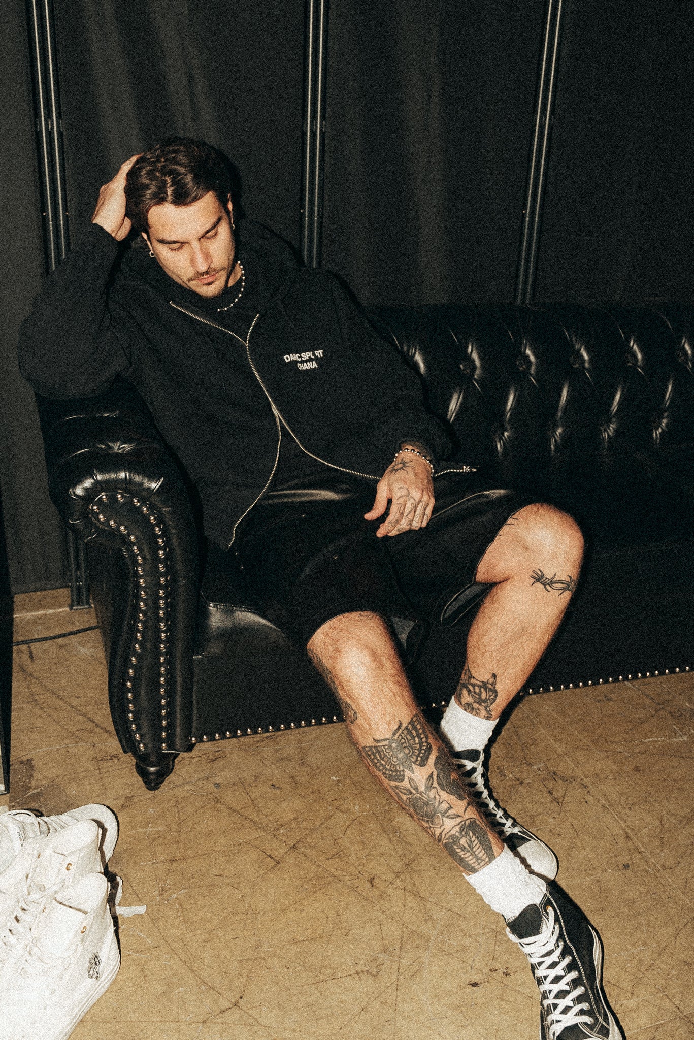 Darc Sport Ohana "Chambers" Zip Hoodie in Black