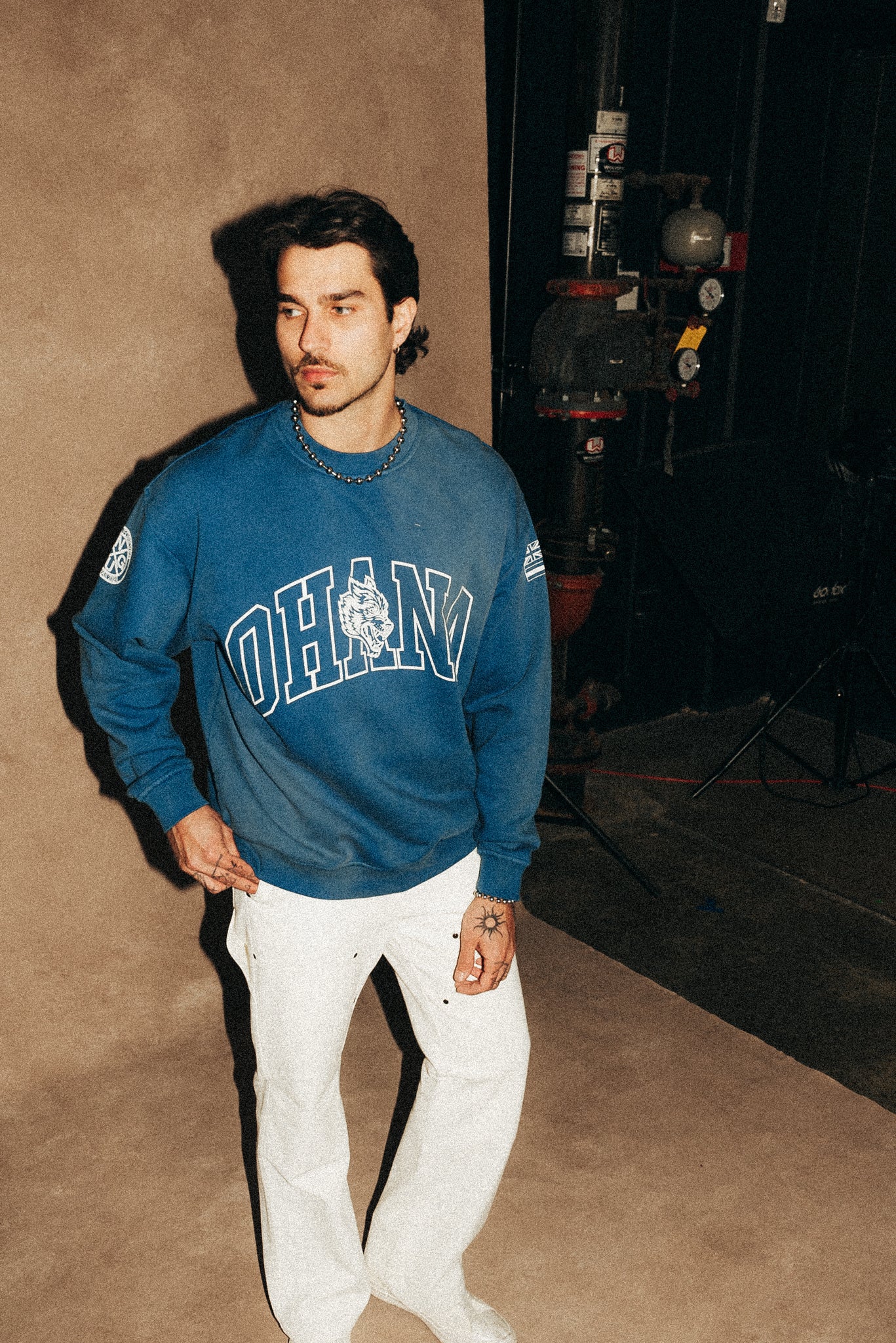 Ohana Forever V3 London Crewneck in Darc Cobalt Sun Fade
