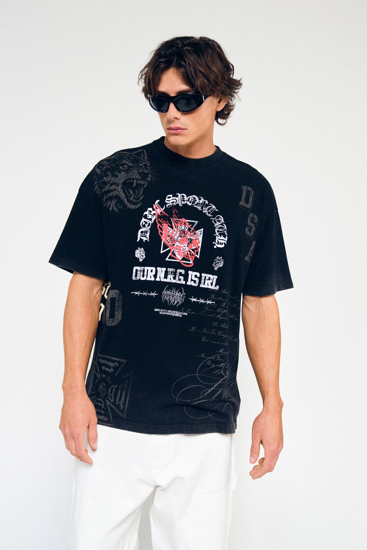 IRL Premium Oversized Tee In Black
