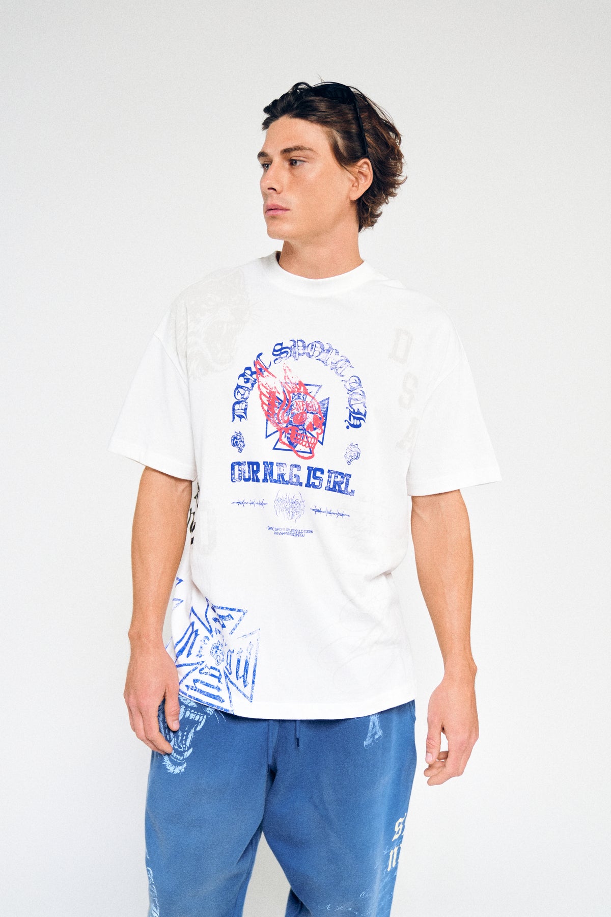 IRL Premium Oversized Tee In Cream